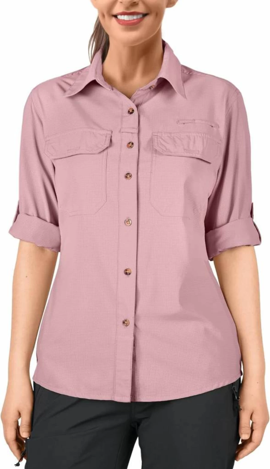 33 Women's UPF 50 Sun Protection Shirt - Quick Dry Long Sleeve UV Shirt for Fishing, Hiking, Safari & Outdoor Travel