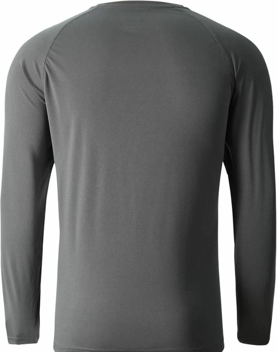 Cool Mountainner Men's UPF 50+ Long Sleeve Running Shirt - Quick Dry Athletic Top for Hiking, Fishing & Outdoor Sports