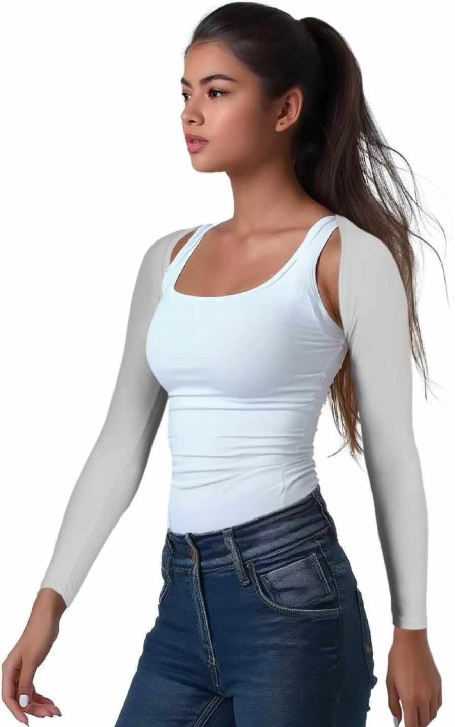 OutdoorEssentials Women's UV Protection Golf Sun Sleeves - Cooling Arm Covers for Sun Shield & Outdoor Sports