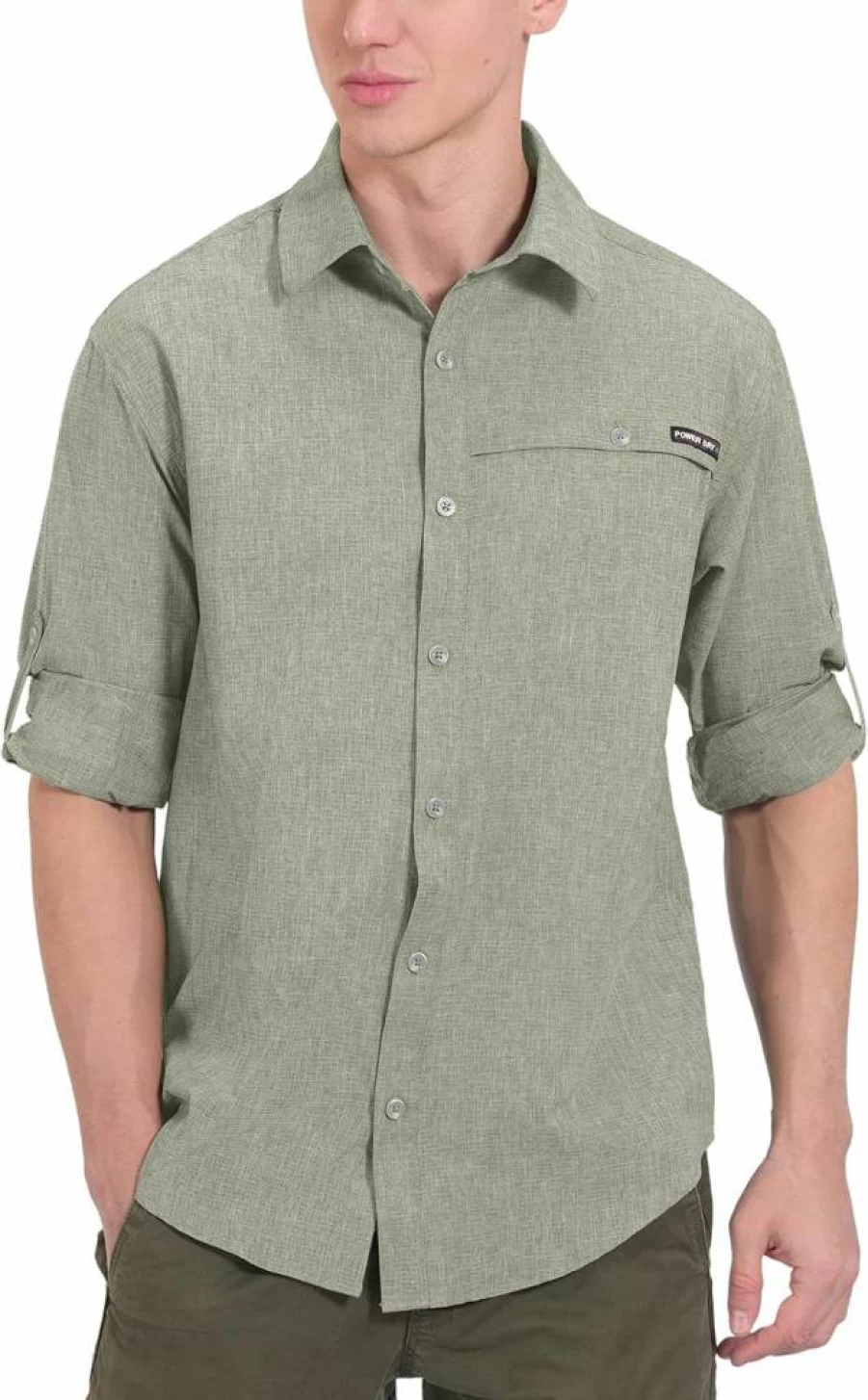 Little Donkey Andy Men's UPF 50+ Long Sleeve Shirt - Breathable Sun Protection for Fishing & Hiking with Air-Holes Technology