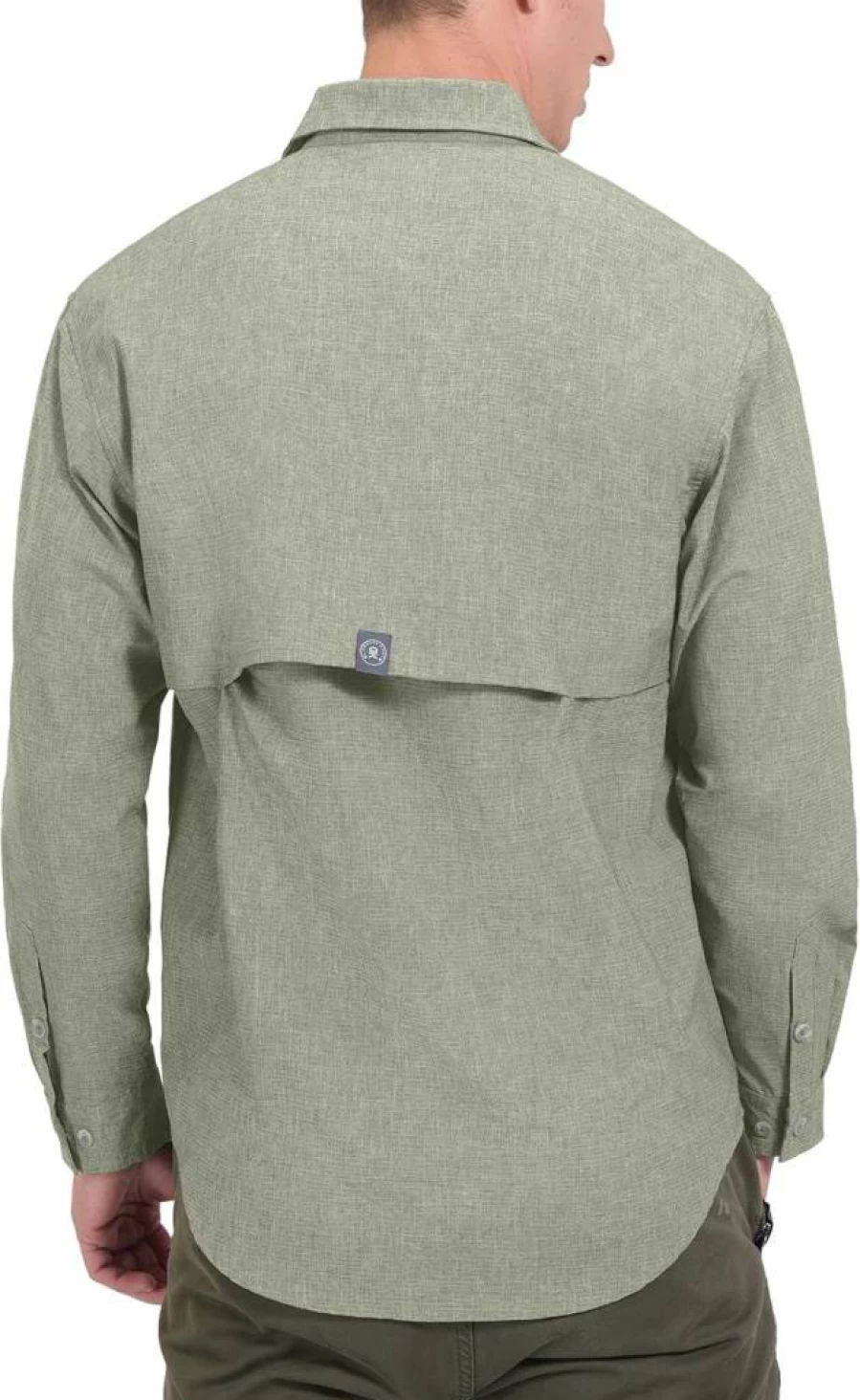 Little Donkey Andy Men's UPF 50+ Long Sleeve Shirt - Breathable Sun Protection for Fishing & Hiking with Air-Holes Technology