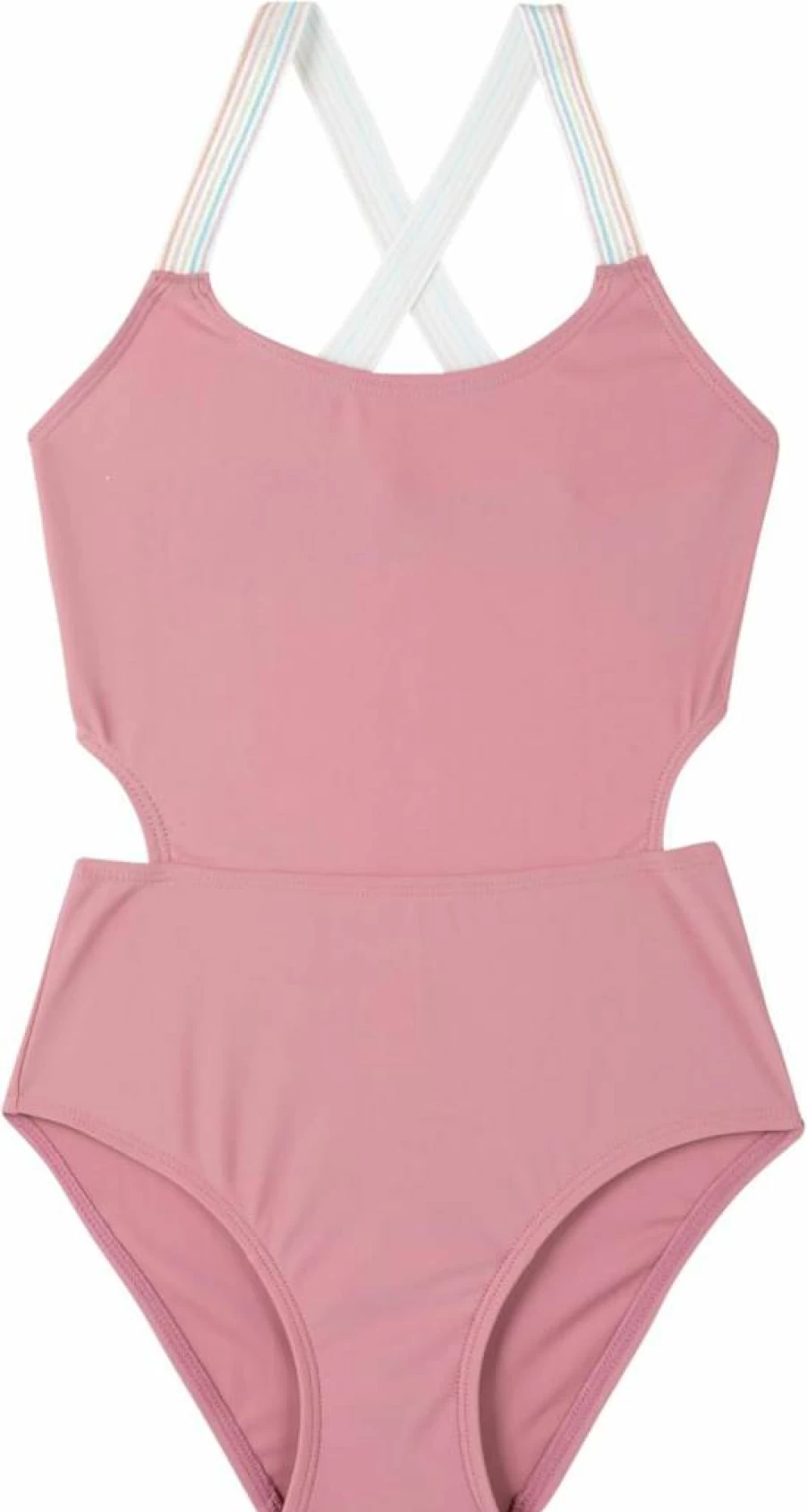 Gottex Kids Rainbow Star One Piece Swimsuit with UPF 50+ UV Protection, Chlorine Resistant, Cross Strap Design