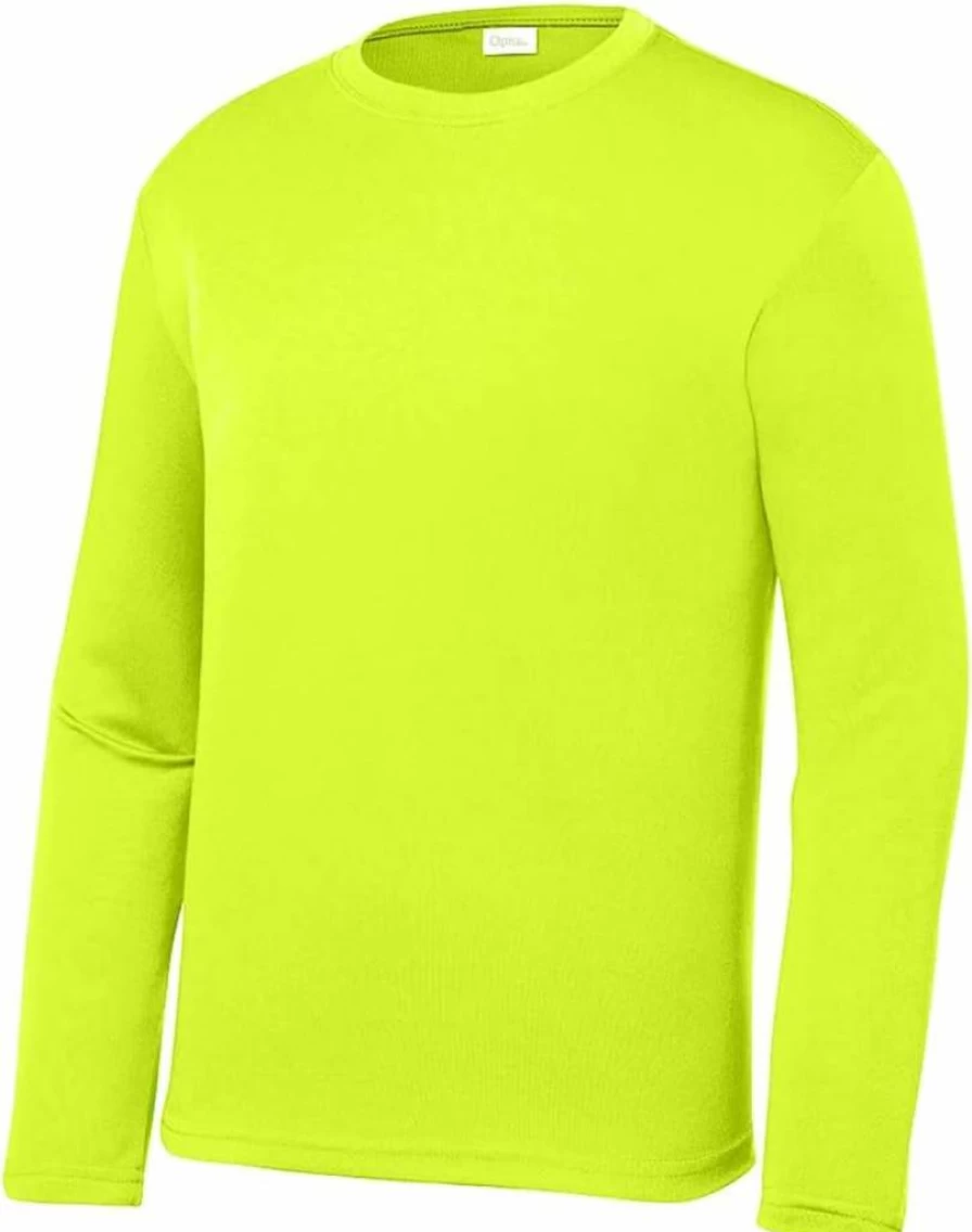 Opna Youth Long Sleeve Rash Guard Shirt for Boys & Girls - Moisture Wicking, UV Protection, Athletic Performance Top