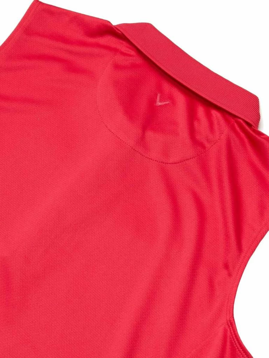 Callaway Women's Opti-Dri UV Protection Sleeveless Golf Polo - Moisture-Wicking, Flexible Fit, Performance Apparel for Ladies