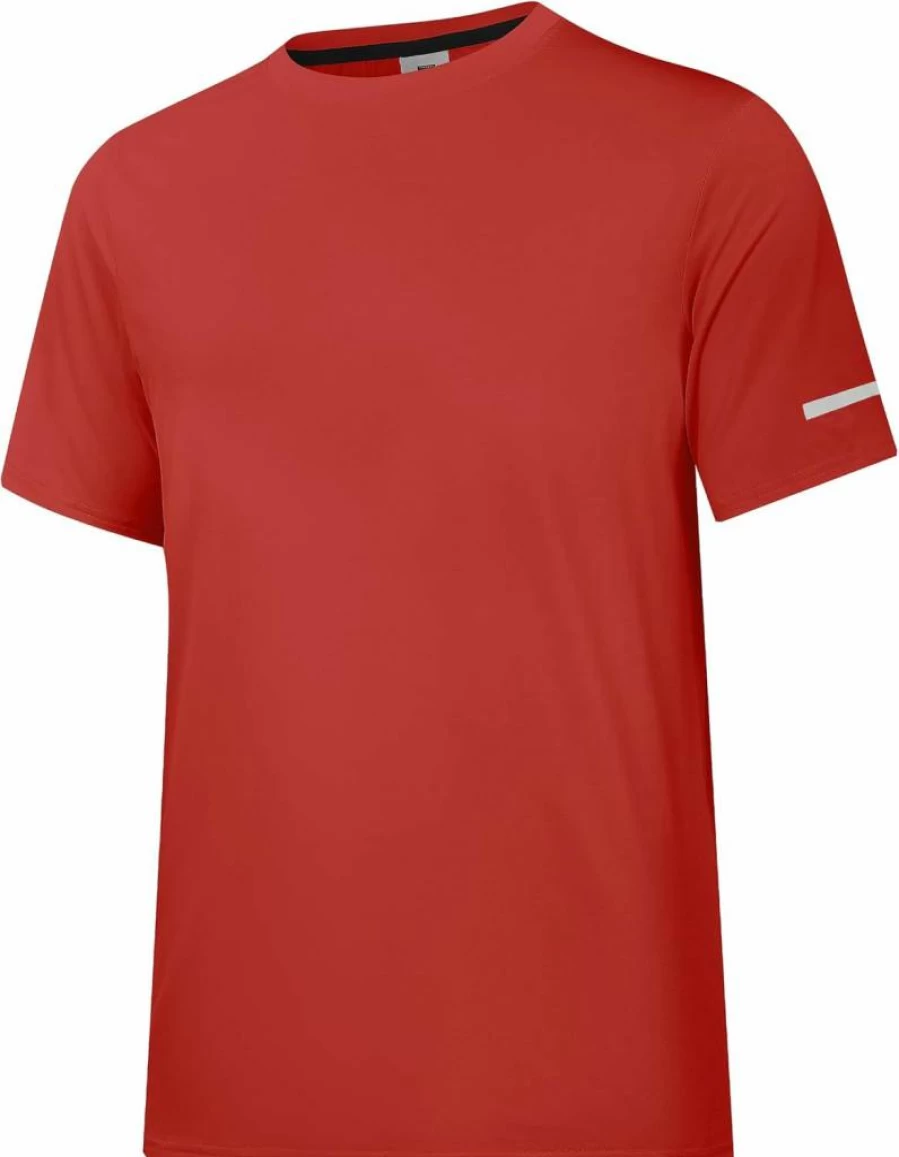 Holure Men's UPF 50+ Sun Protection Rash Guard - 1 or 3 Pack Quick Dry UV Swim Shirts, Lightweight SPF Short Sleeve Tees for Swimming & Outdoor