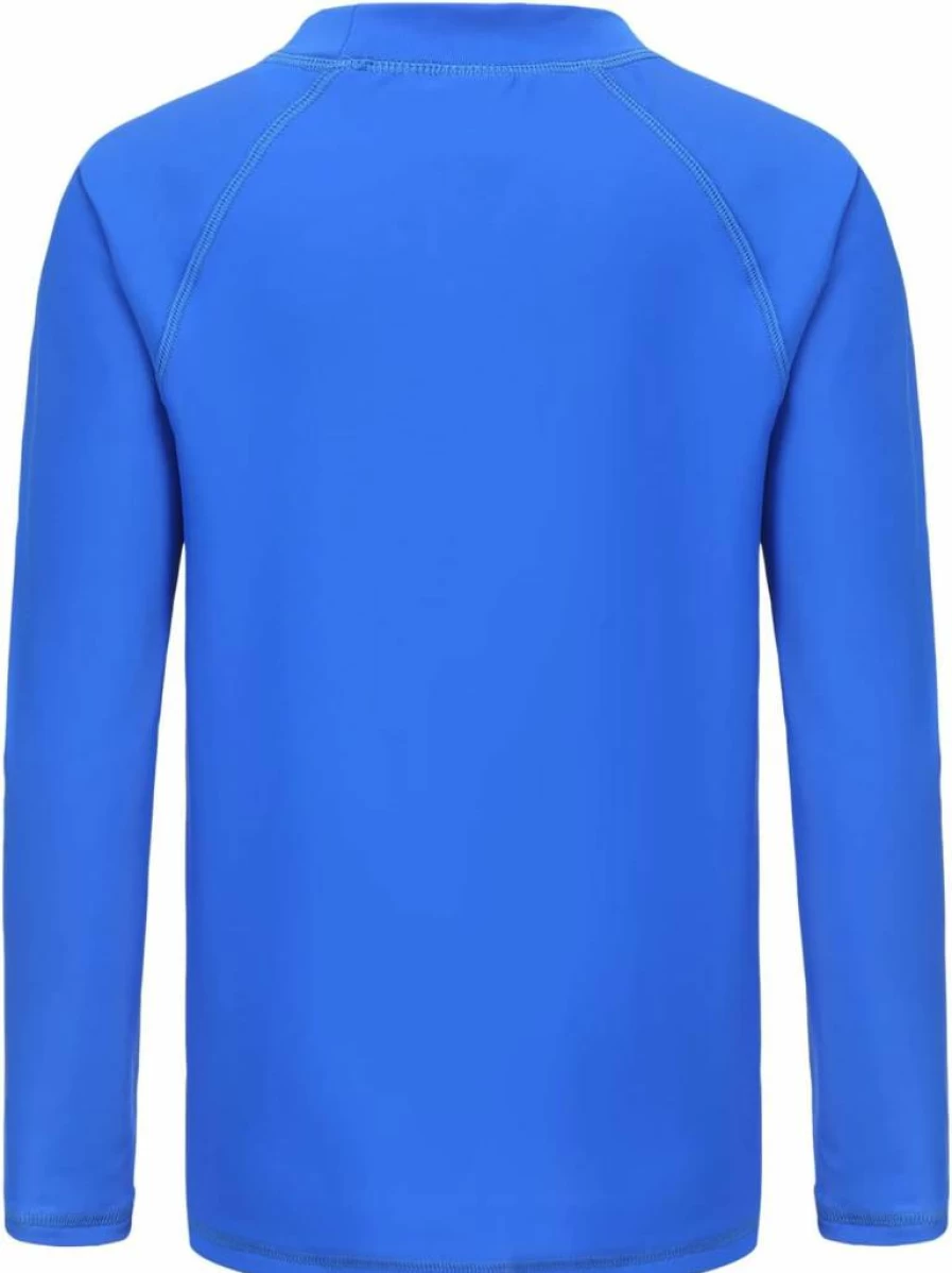 Mardonskey UPF 50+ Boys Rash Guard Swim Shirt - Long Sleeve Sun Protection Swimwear for Kids, Beach & Pool Sunsuits