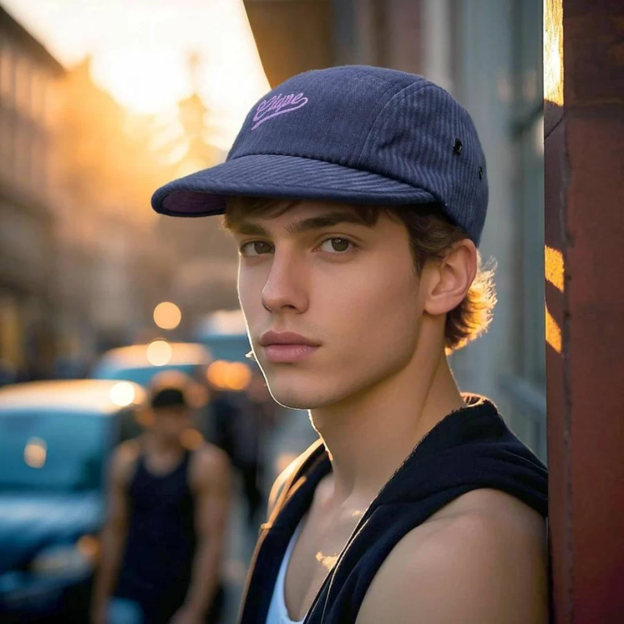 CLAPE Unisex Cotton Baseball Cap - Adjustable, Breathable, UV Protection, Foldable Flat Brim Hat for Men & Women