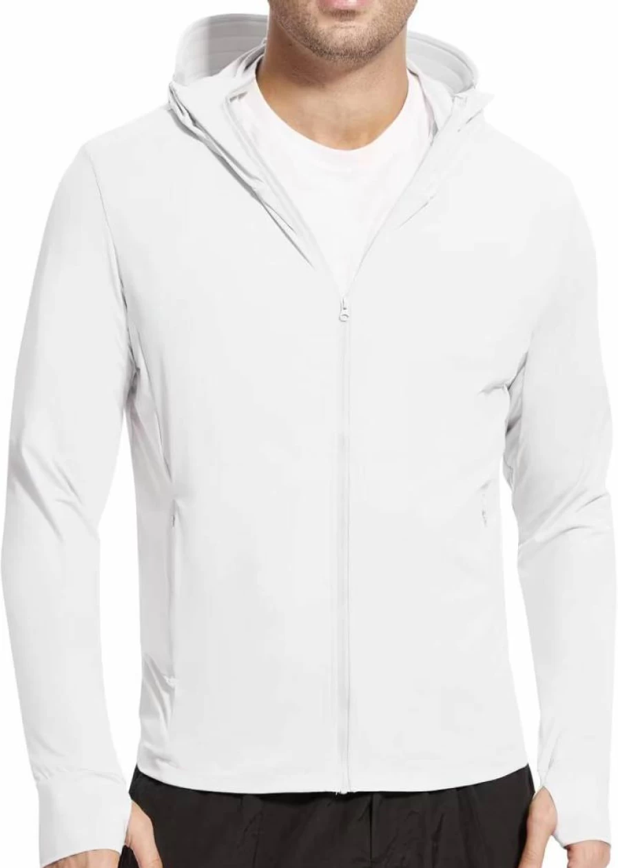 Tesuwel Men's UPF 50+ UV Protection Hoodie - Cooling SPF Fishing & Hiking Shirt with Pockets, Long Sleeve Sun Protective Clothing