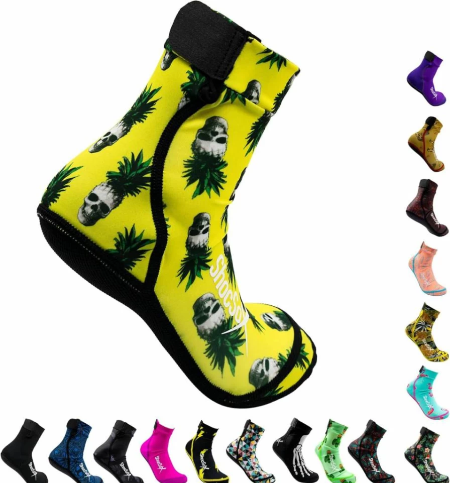 ShocSox No-Slip Beach Volleyball & Soccer Socks - Durable No-Holes Design for Ultimate Foot Protection