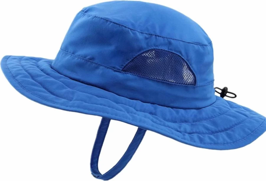 Connectyle UPF 50+ Kids Sun Hat - Breathable Wide Brim Bucket Hat for Boys & Girls, Summer Beach Sun Protection