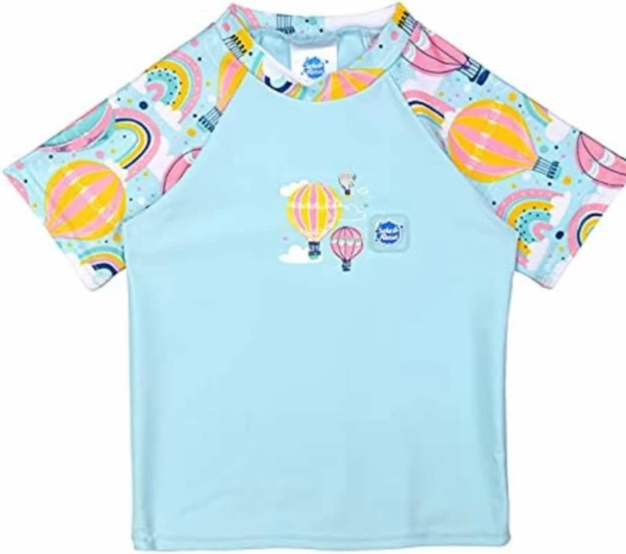 Splash About Kids UV Protection Rash Guard Tops for Sun Safety Swimwear
