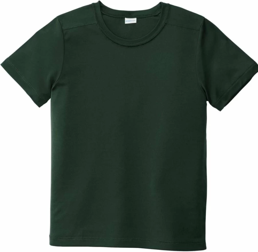 SPORT-TEK Youth UV Protection T-Shirt | Lightweight Breathable Summer Tee for Boys & Girls, Active Short Sleeve Top