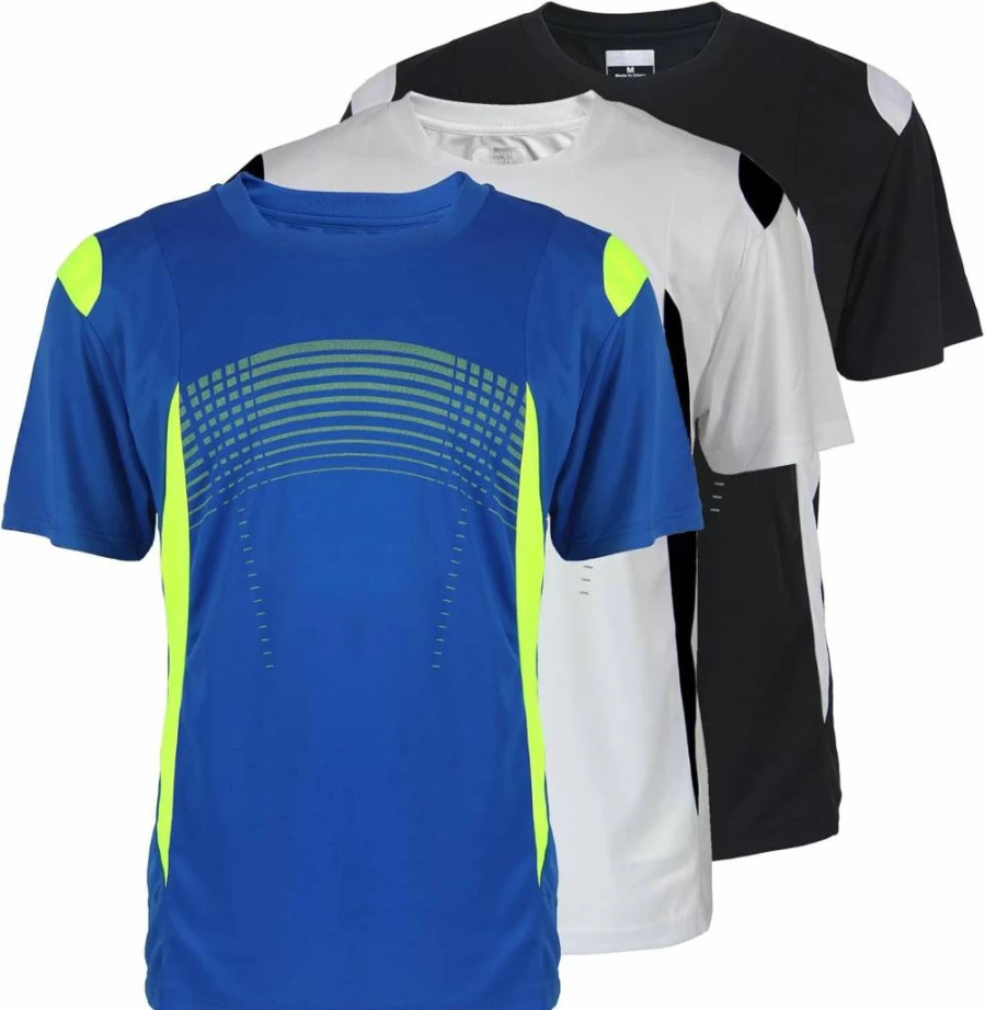 Gary Com Men's UV Protection Short Sleeve Athletic Tee - Moisture Wicking Sports Shirt for Tennis & Outdoor Activities