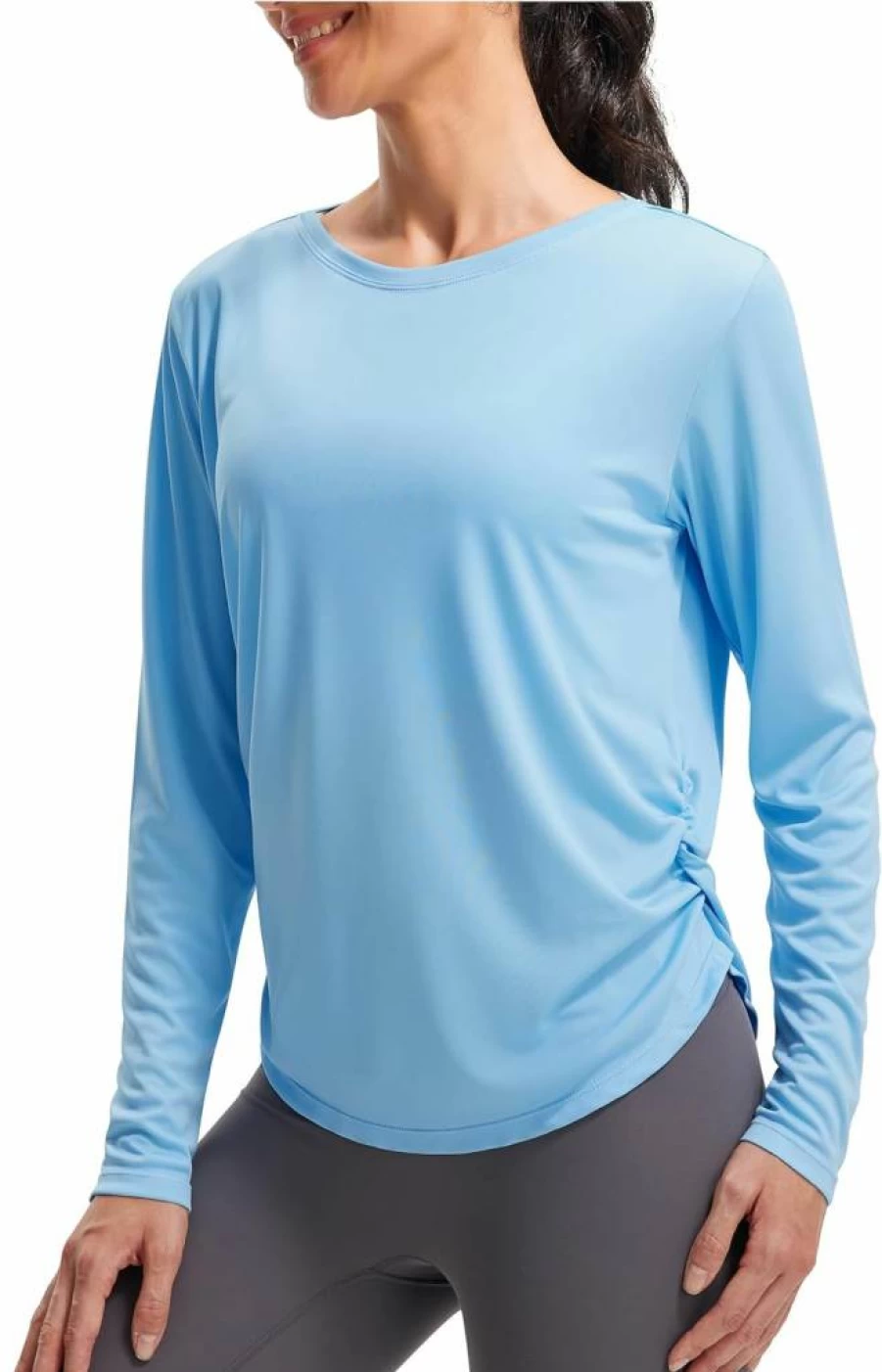 Libin Women's UPF 50+ UV Protection Long Sleeve Rash Guard - Lightweight Quick-Dry Sun Shirt for Hiking, Workout & Outdoor Activities