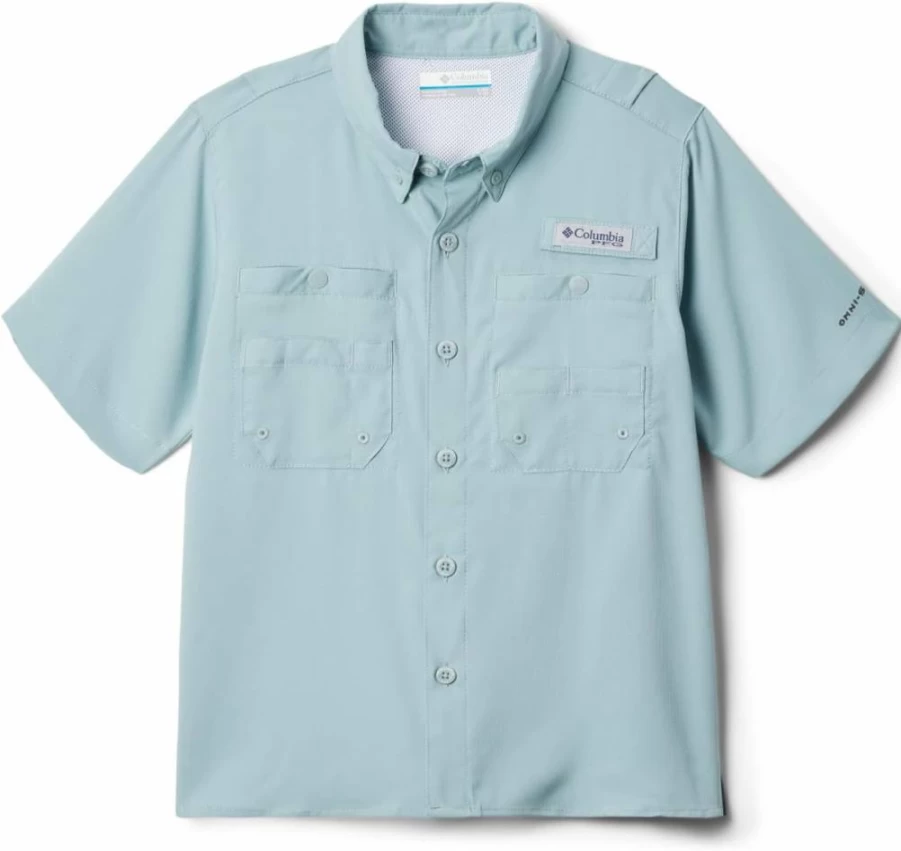 Columbia Boys' Big Tamiami Short Sleeve Shirt - Cool & Comfortable Quick-Dry Tee for Active Kids