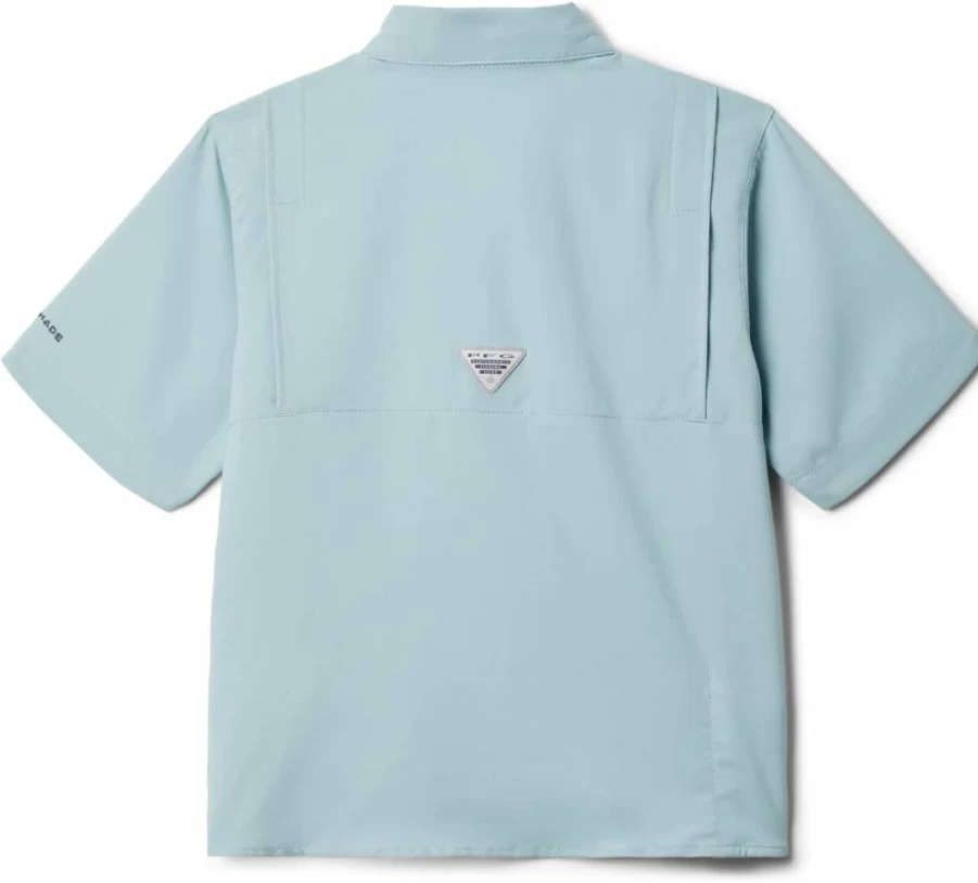 Columbia Boys' Big Tamiami Short Sleeve Shirt - Cool & Comfortable Quick-Dry Tee for Active Kids