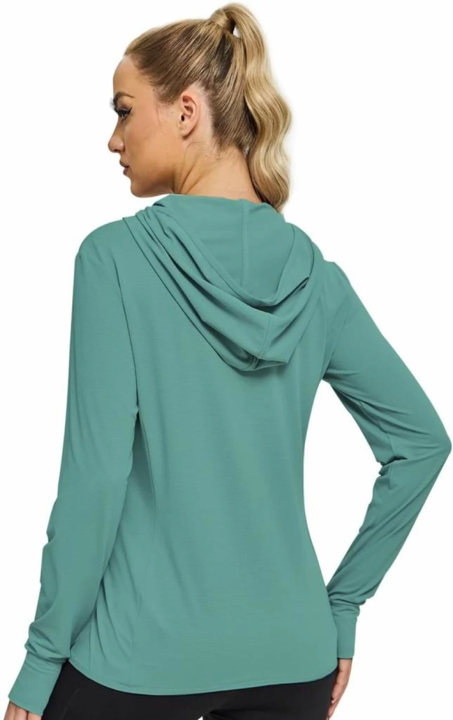 NSANGU Women's UPF 50+ Sun Protection Hoodie Jacket - Lightweight Full Zip Long Sleeve Shirt for Hiking, Fishing & Outdoor Activities