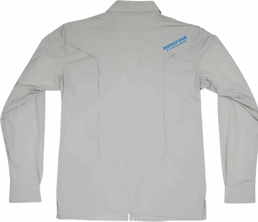 Mossy Oak Men's Long Sleeve UV Protection Shirt - Sun Shirt for Outdoor Activities