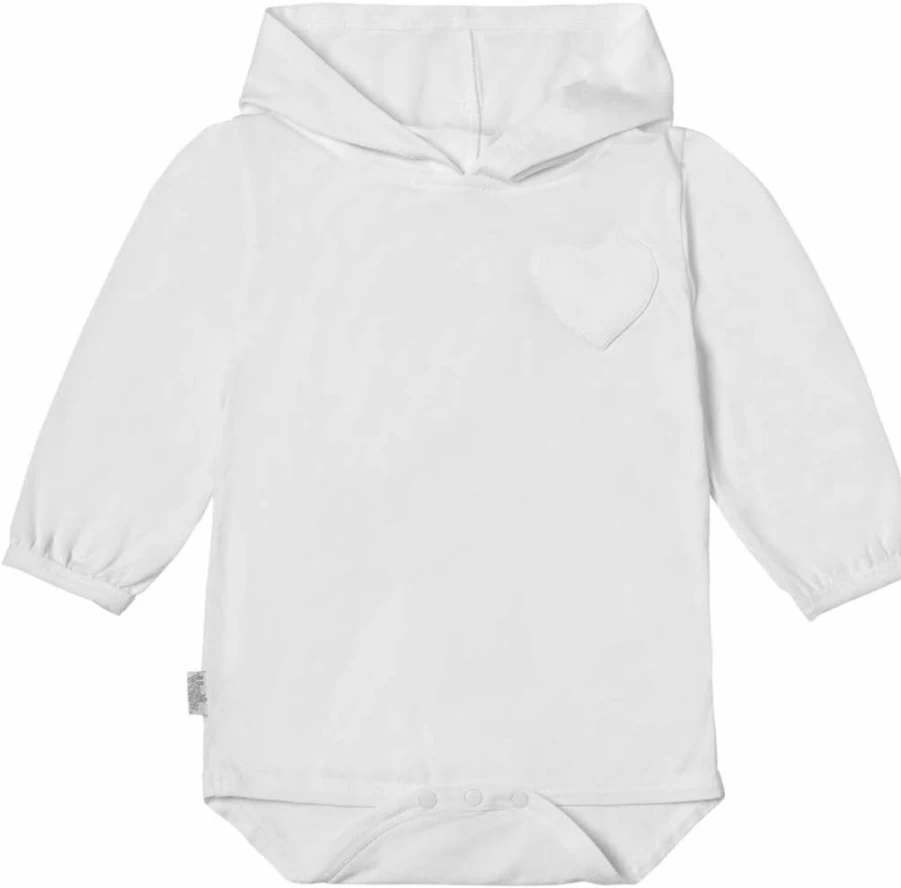 UV SKINZ Baby Girl UPF 50+ Sun Protection Hoodie - Soft Bamboo Knit Sunzie for Comfort & UV Safety