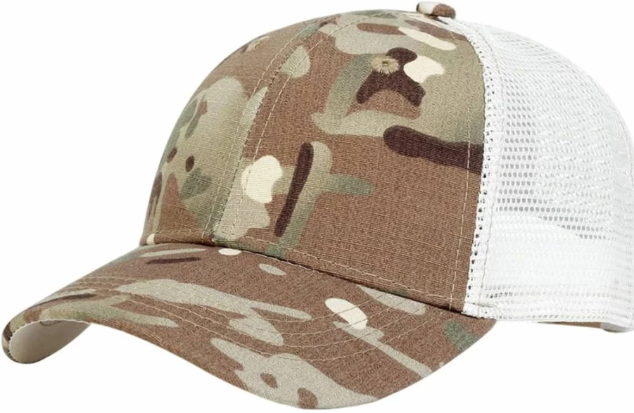 Starsouce Adjustable Kids Baseball Cap - Breathable Mesh Camouflage Snapback Hat for Boys & Girls, UV Protection Sun Hat for Golf & Outdoor