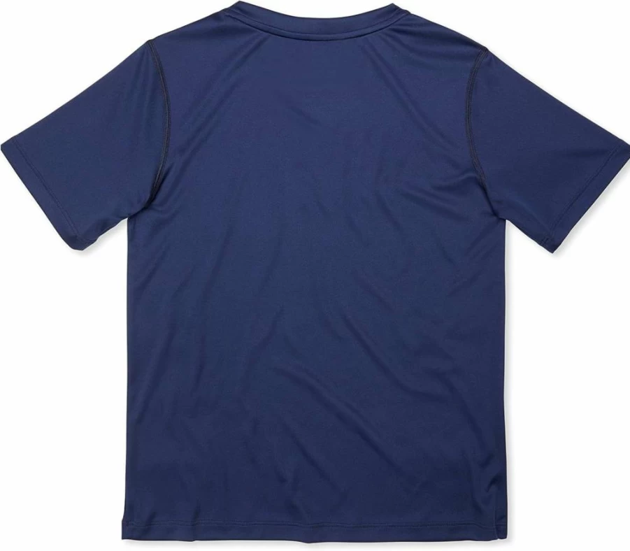 Speedo Boys' UV Protection Swim Shirt Short Sleeve Graphic Tee for Swimming