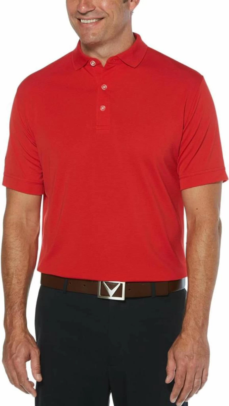 Callaway Men's Performance Golf Polo Shirt - Moisture-Wicking Short Sleeve Top for Golfers