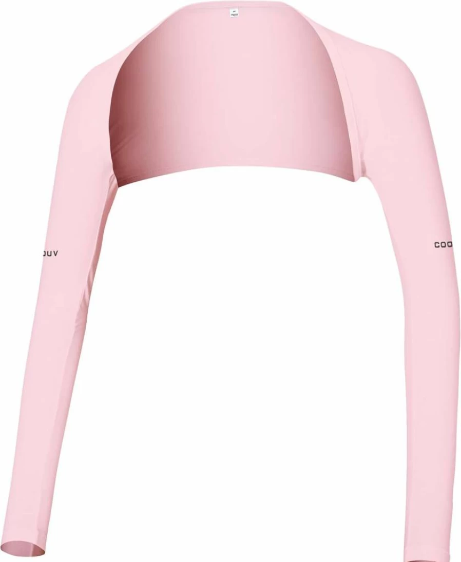 COOUV UPF50+ UV Protection Ice Silk Cooling Arm Sleeves & Sport Shrug for Golf & Outdoor Activities