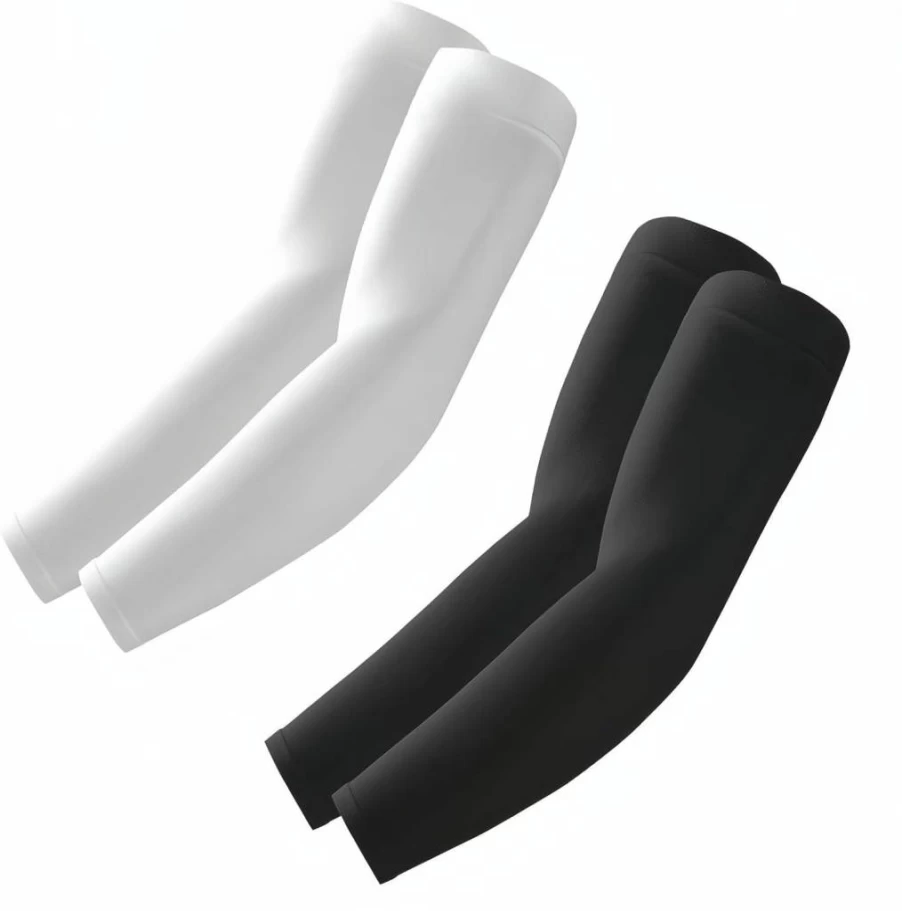 ROXUN Cooling UV Protection Arm Sleeves - Breathable Sports Compression Sleeves for Men & Women, Sunblock Athletic Arm Covers for Running, Cycling, Golf