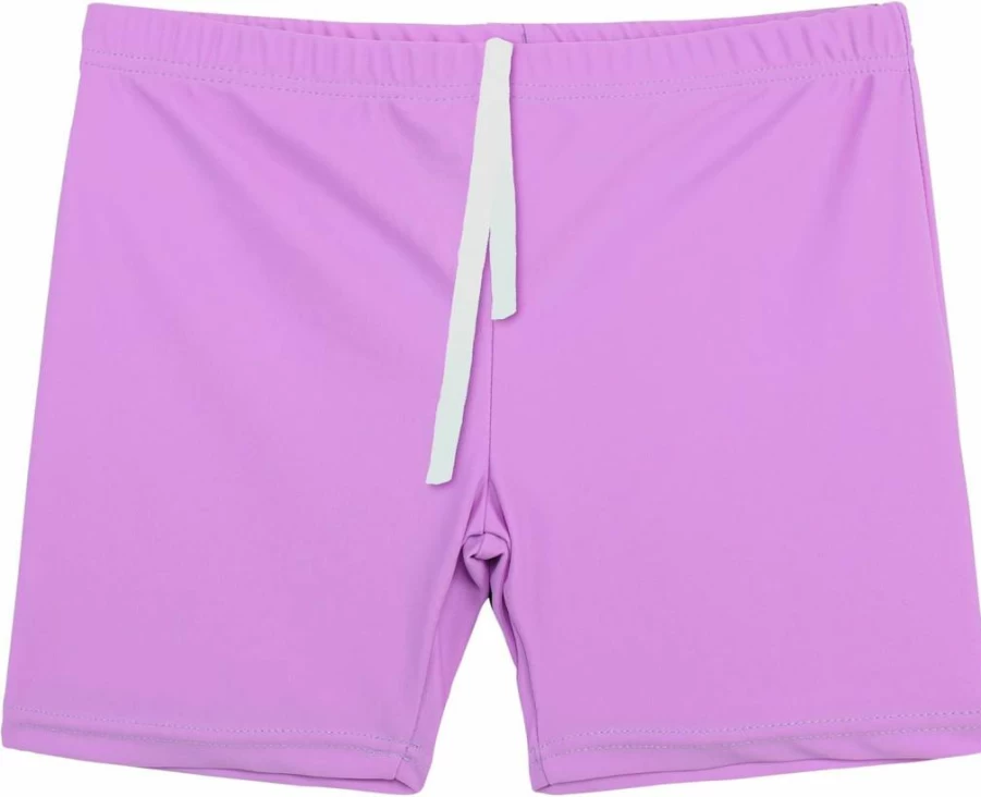TFJH E Girls Swim Shorts UV 50+ Sun Protection Quick Dry Board Shorts for Kids 3-12 Years