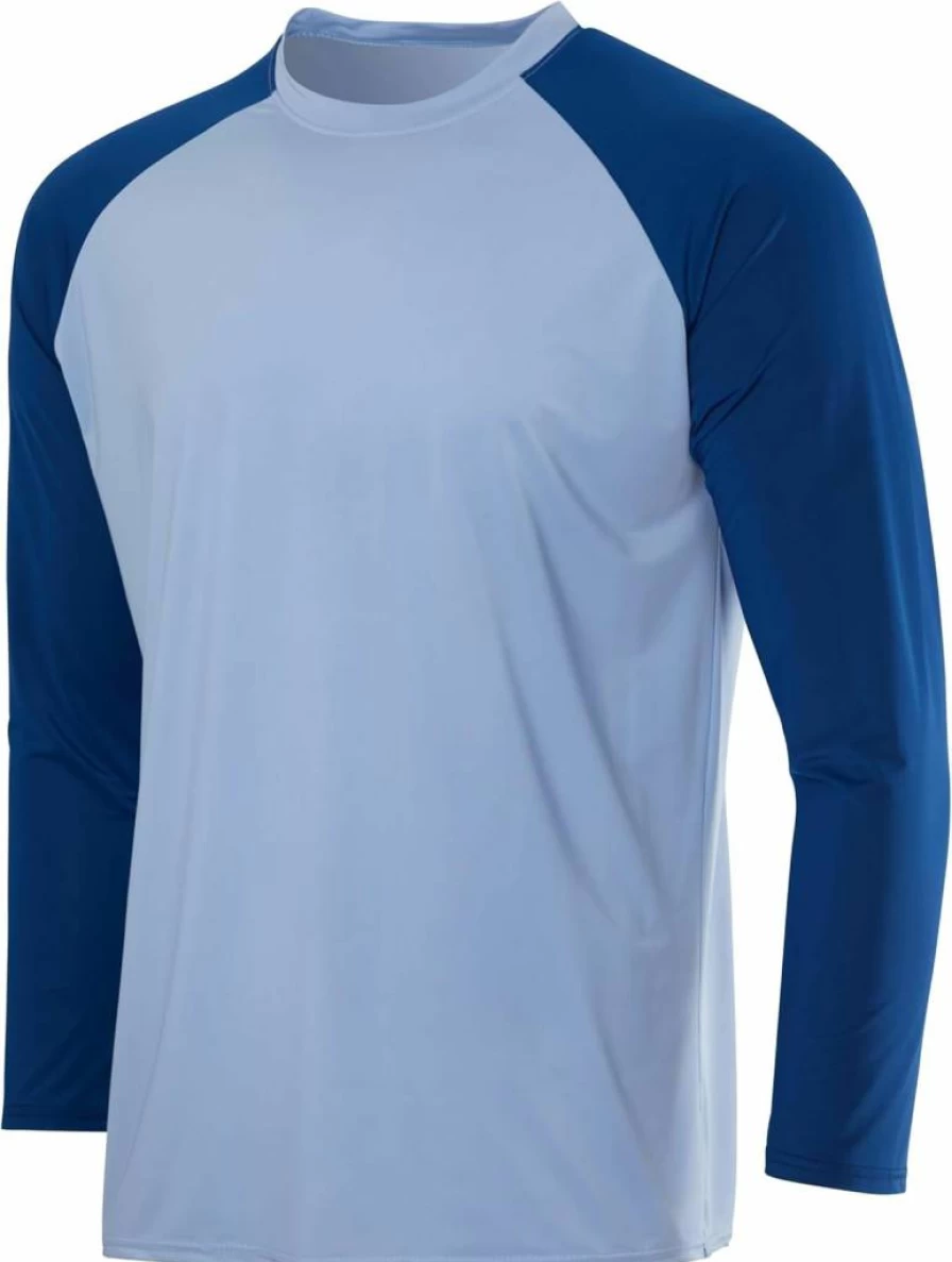Real Essentials Boys UPF 50+ Sun Protection Long Sleeve Rash Guard Swim Shirt - 4-Pack Surf & Swim Tops