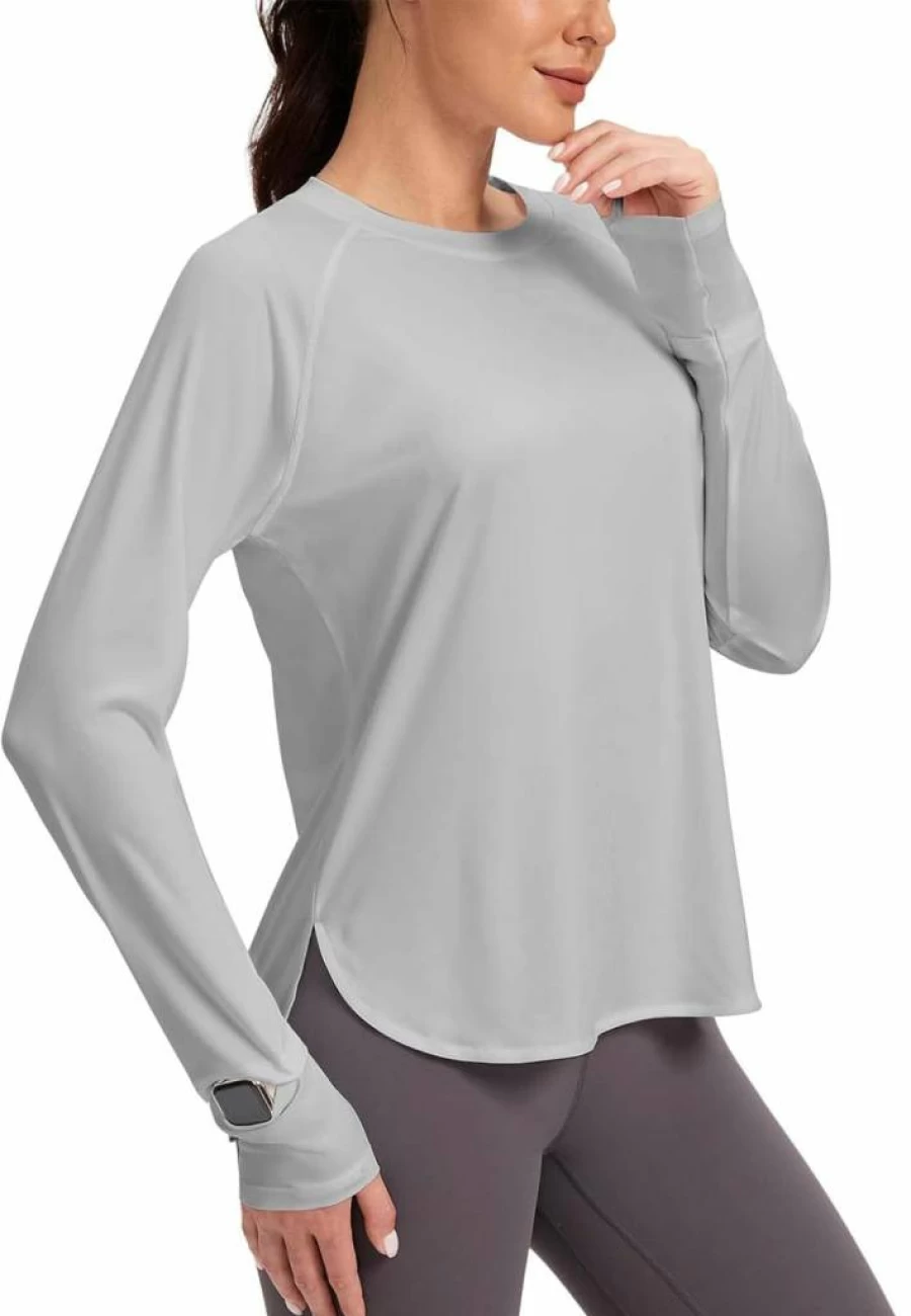 Seamaid Women's UPF 50+ Sun Protection Shirt Long Sleeve Quick Dry Lightweight UV Shirt for Outdoor Hiking & Beach