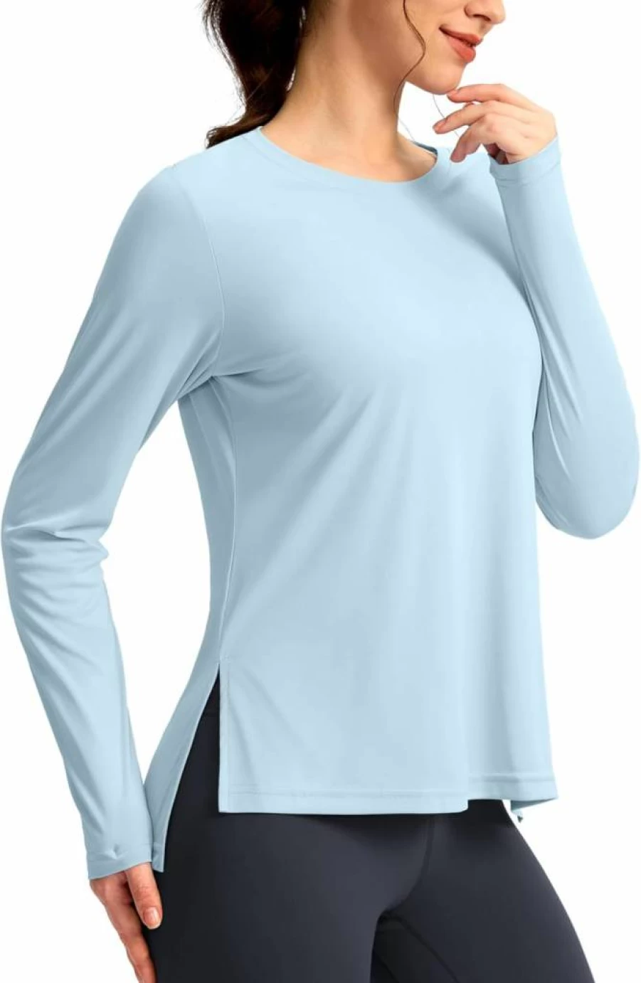 Soothfeel UPF 50+ Women's Sun Protection Shirt - Lightweight Quick-Dry Long Sleeve UV Shirt for Hiking, Workout & Outdoor Activities