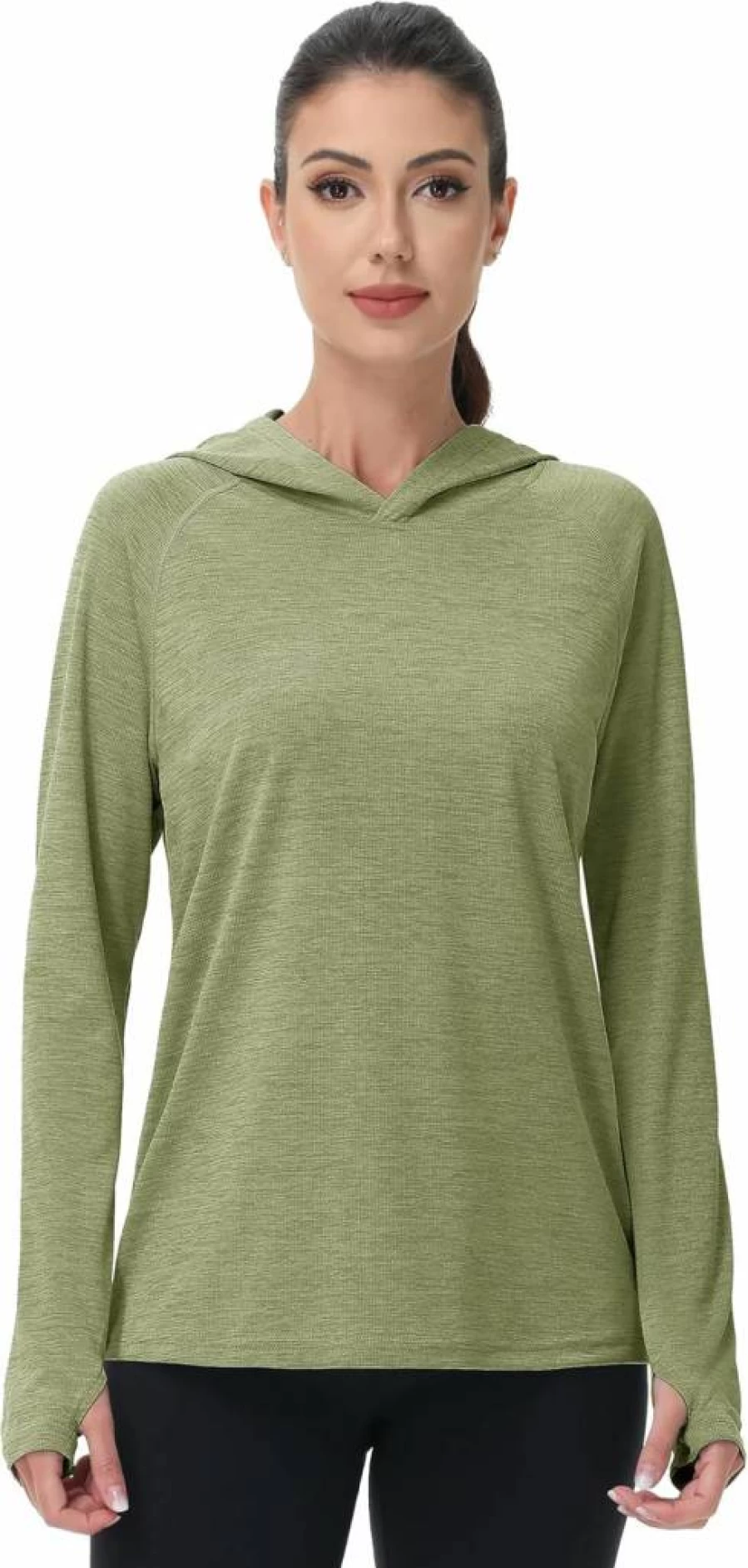 MAGCOMSEN Women's UPF 50+ Sun Protection Hoodie - Lightweight Quick-Dry Long Sleeve Shirt for Hiking & Outdoor Activities