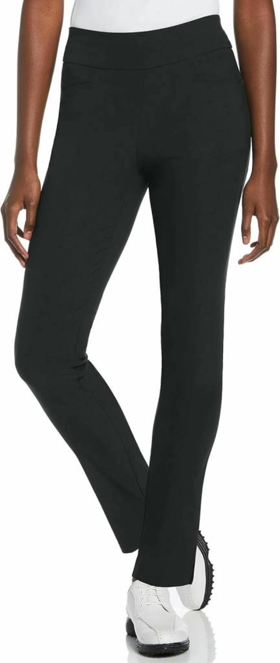 PGA TOUR Women's Stretch Golf Pants - Pull-On Waist, 31" & 32" Inseams, Tummy Control, Moisture-Wicking & UV Protection for Comfort on the Course