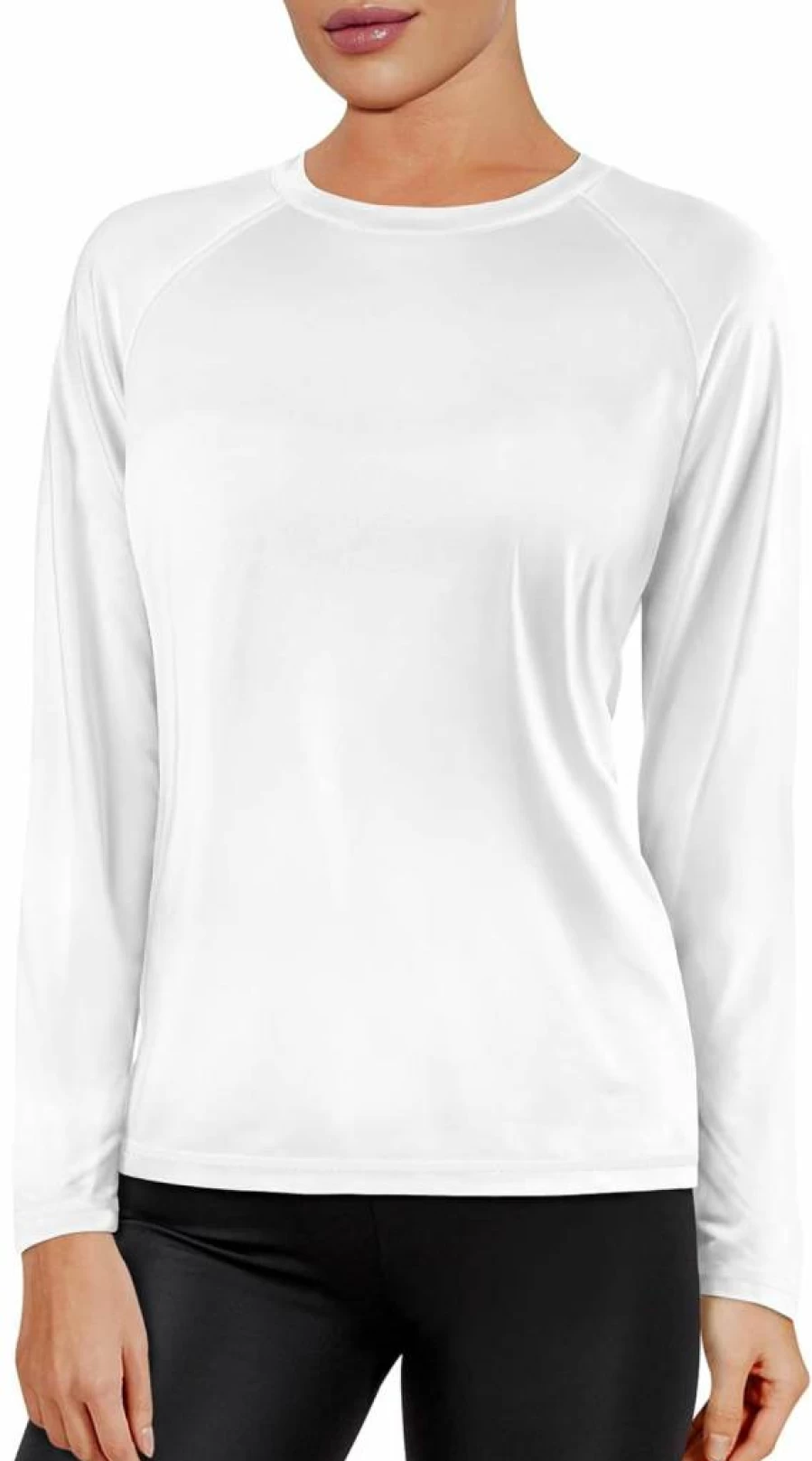 CHARMSHE Women's UPF 50+ UV Protection Long Sleeve Rash Guard - Lightweight Quick Dry Cooling Sun Shirt for Workout & Outdoor Activities