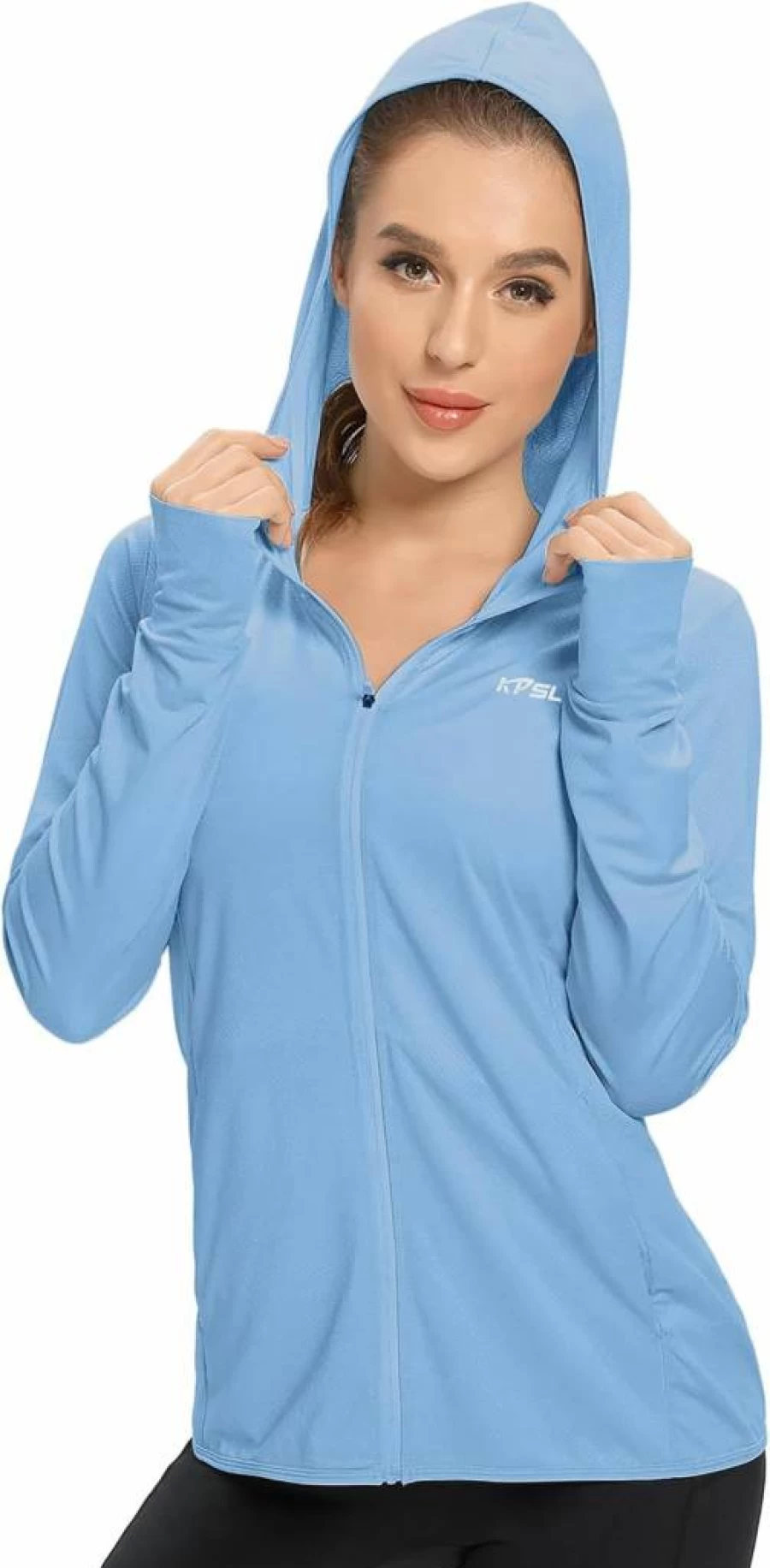 KPSUN Women's UPF 50+ UV Protection Zip-Up Hoodie | SPF Sun Shirt for Hiking, Fishing & Outdoor Activities | Long Sleeve Sun Protective Jacket