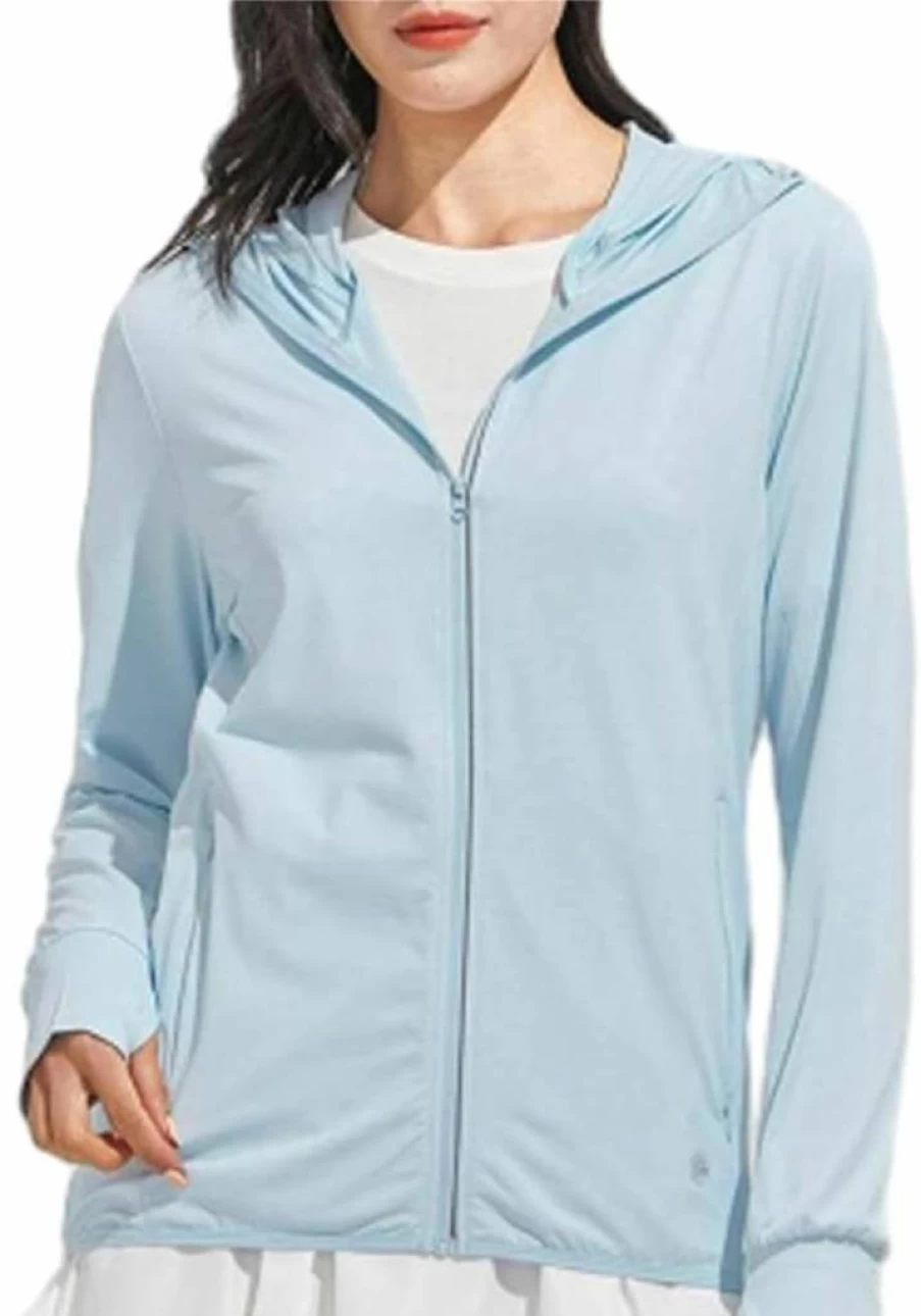 ZZZIQUN UV Protection Ice Silk Sun Shirt - Lightweight Sunscreen Clothing for Men & Women, Long Sleeve Cooling Sunwear UPF 50+