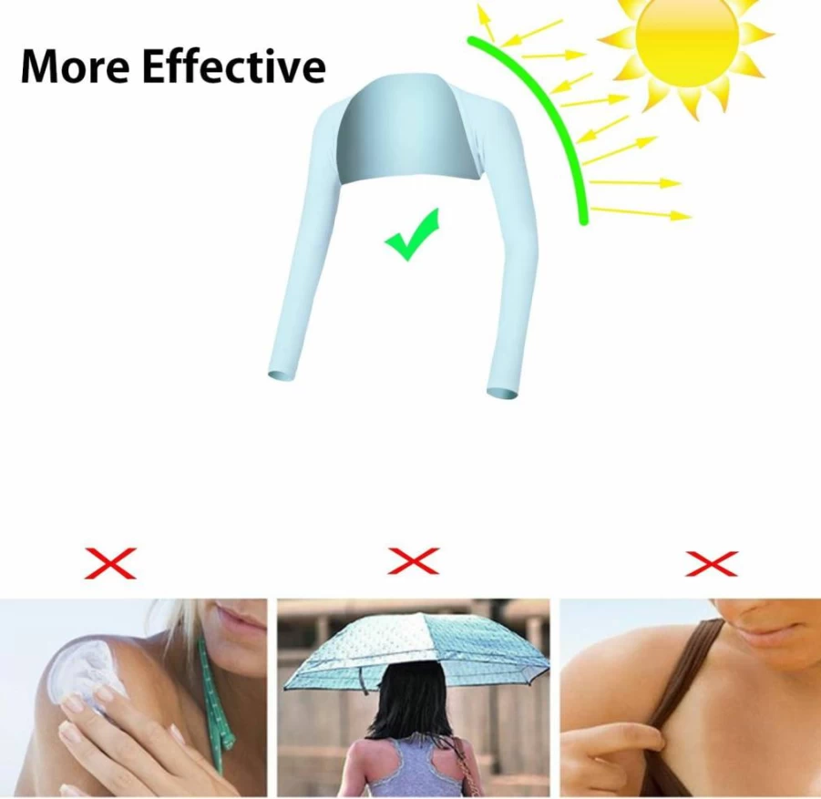 Hairwilly Cooling Arm Sleeves for Sun Protection - Breathable UV Sunblock Sleeve Cover for Women & Men - Athletic Sports & Outdoor Comfort