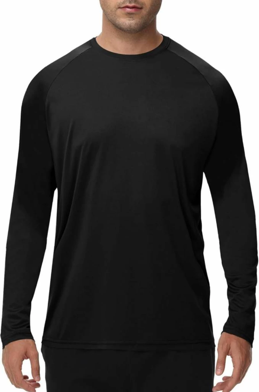 BOOJO Men's Long Sleeve Quick Dry Moisture Wicking UV Protection T-Shirt for Fishing, Workout & Outdoor Activities
