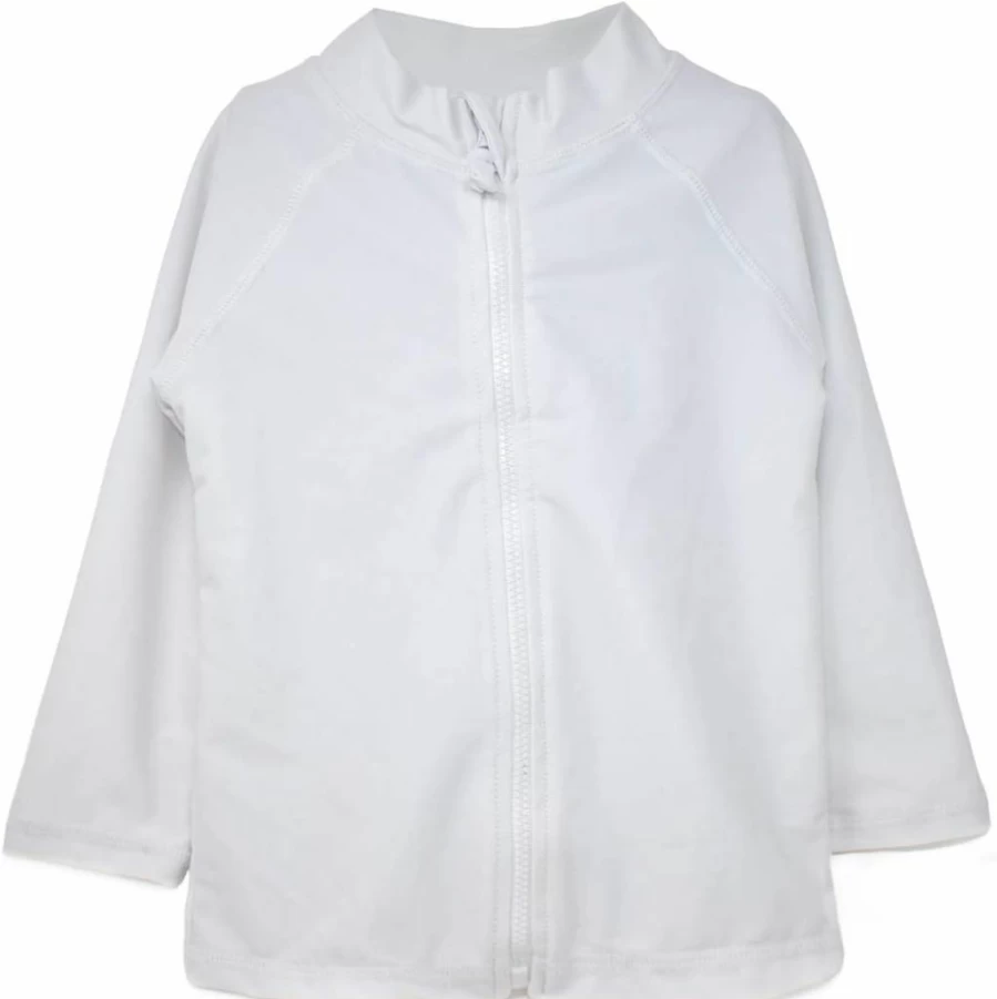 Flap Happy Baby UPF 50+ Zip Front Swim Jacket - Sun Protective Rash Guard for Infants & Toddlers