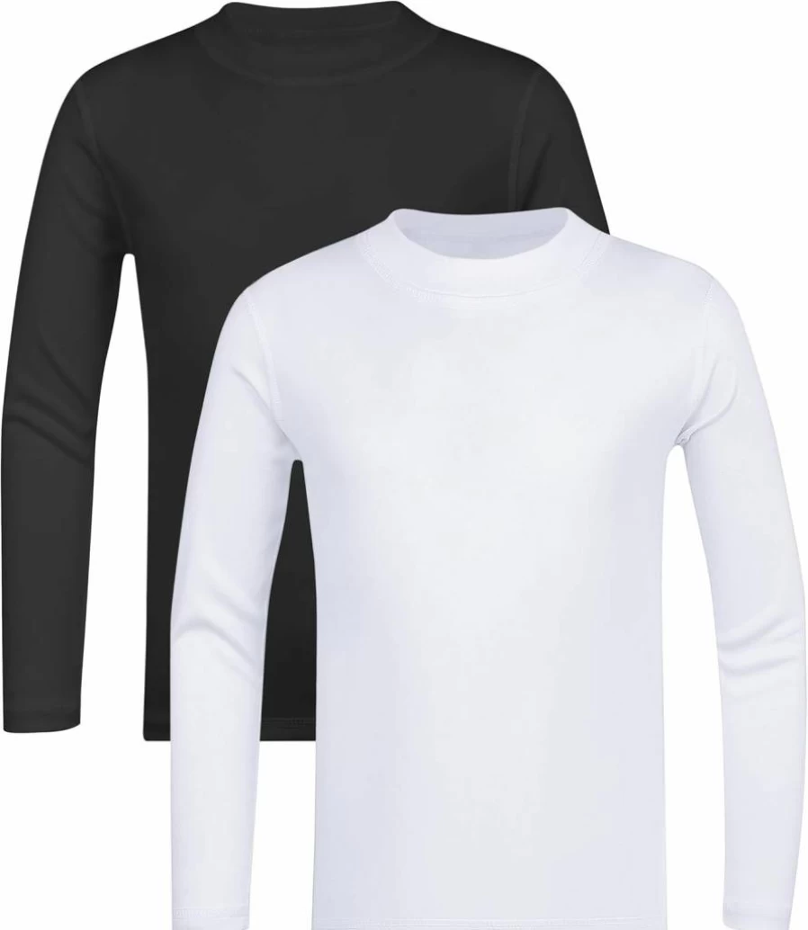 Runceptual Kids UPF 50+ Sun Protection Long Sleeve Rash Guard - Moisture Wicking UV Swim Shirt for Boys & Girls, Athletic Swimwear Top (5T)