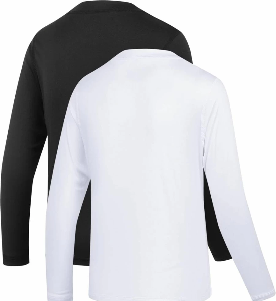 Runceptual Kids UPF 50+ Sun Protection Long Sleeve Rash Guard - Moisture Wicking UV Swim Shirt for Boys & Girls, Athletic Swimwear Top (5T)