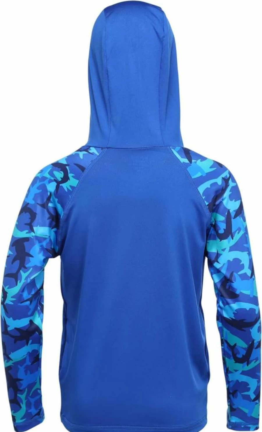DRONIRING Boys UPF 50+ Sun Protection Hooded Rash Guard Swim Shirt Long Sleeve UV SPF Fishing Shirt for Youth Kids
