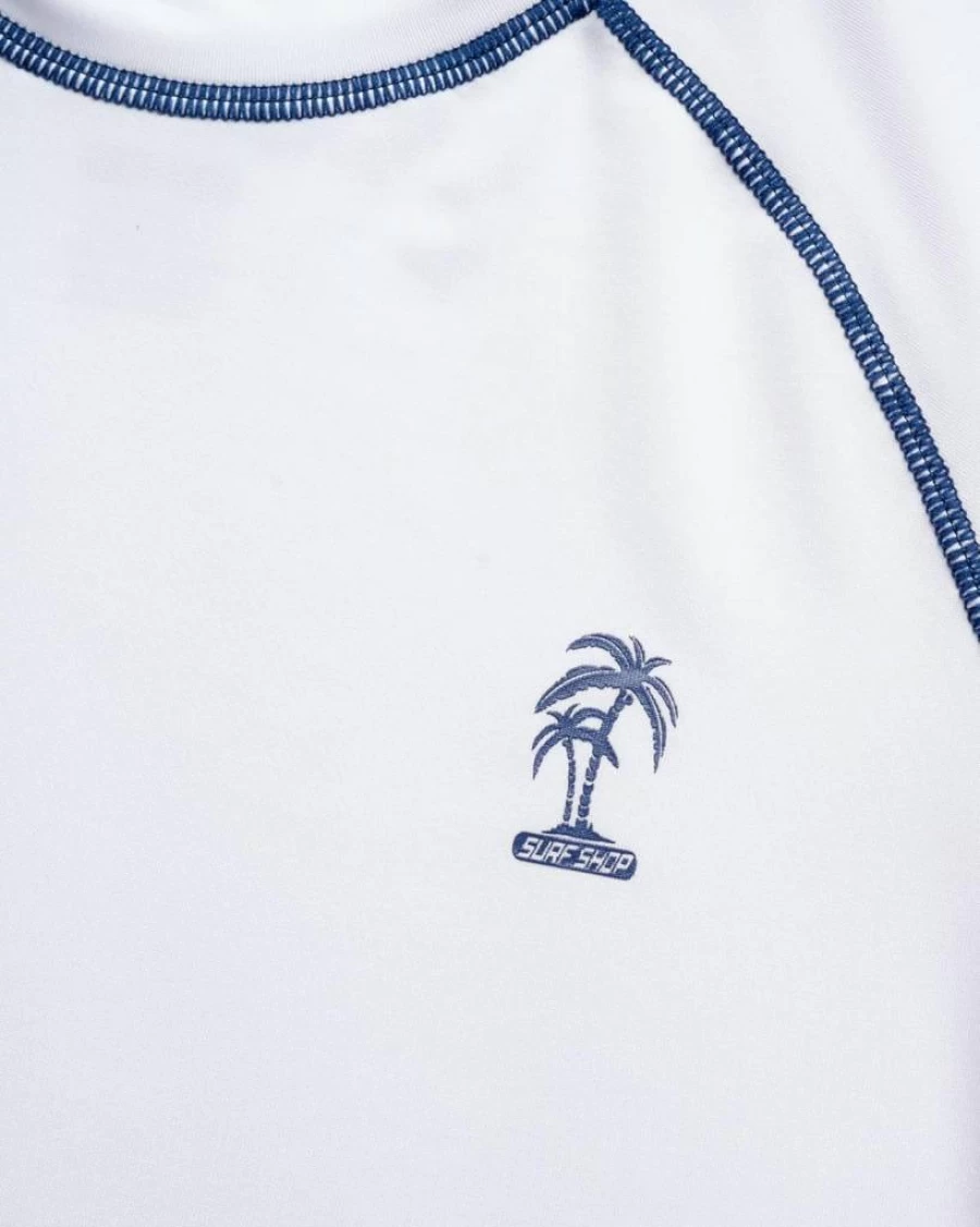 iXtreme Boys' Palm Tree Swim Rash Guard UPF 50+ Sun Protection Quick-Dry Infant Swim Shirt