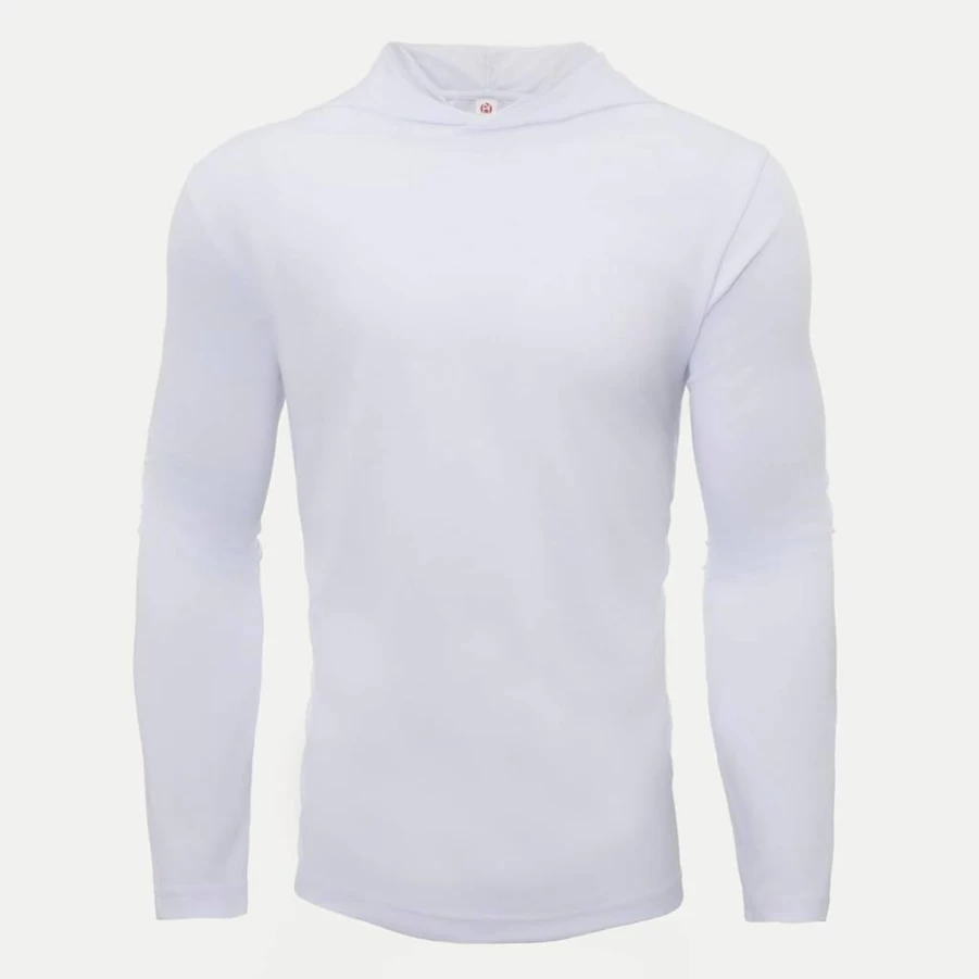 LeeHanTon Men's Quick-Dry UV Protection Hoodie - 5 Pack Long Sleeve Athletic Shirts for Gym, Workout & Outdoor Sports