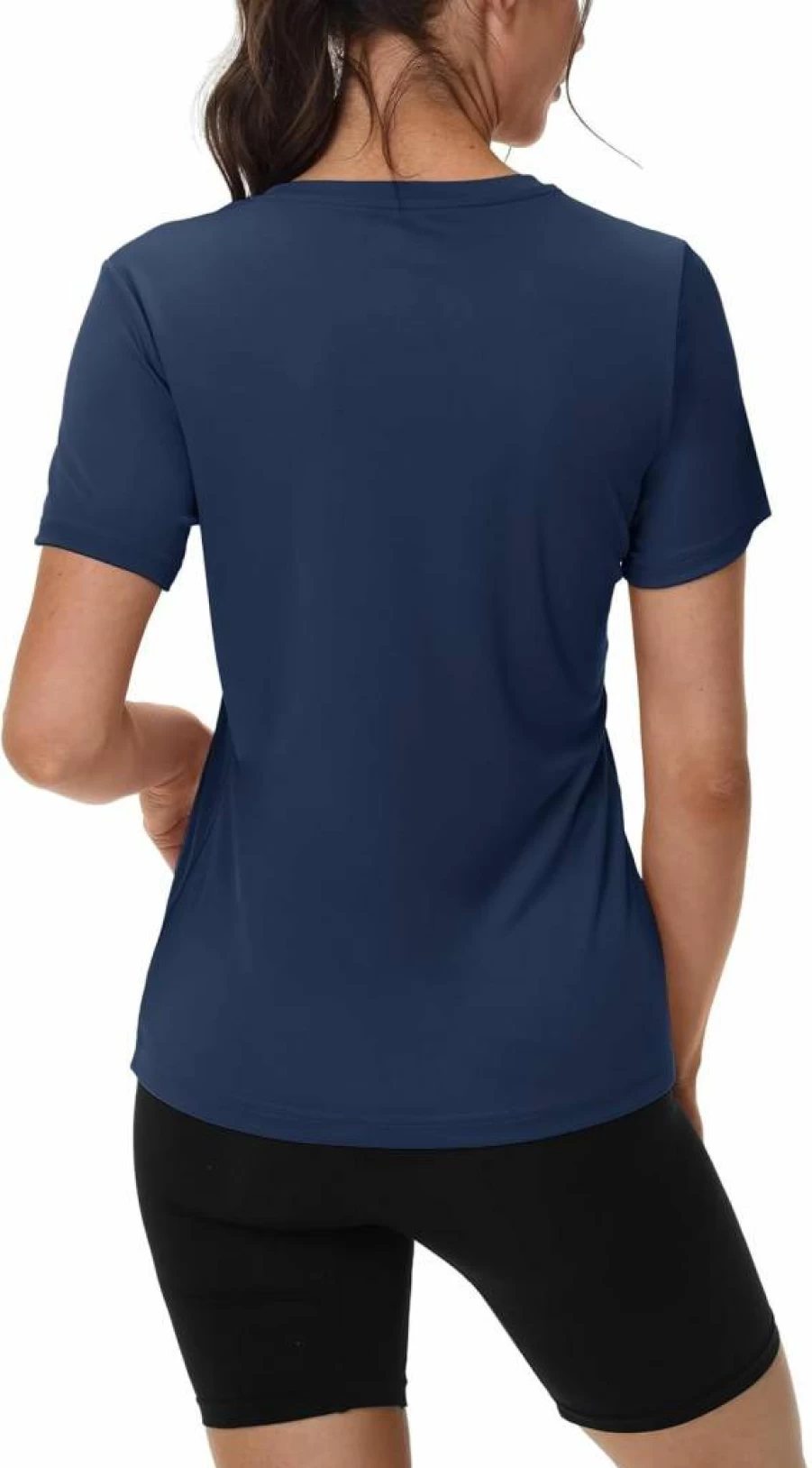Cavva Women's UPF 50+ Sun Protection Quick Dry Athletic T-Shirt - Short Sleeve Workout Top & Rash Guard Tee