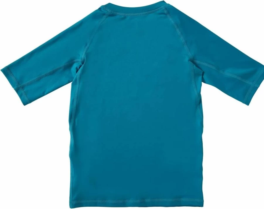Volcom Boys' Big Lido UPF 50+ Sun Protection Short Sleeve Rash Guard Swim Shirt