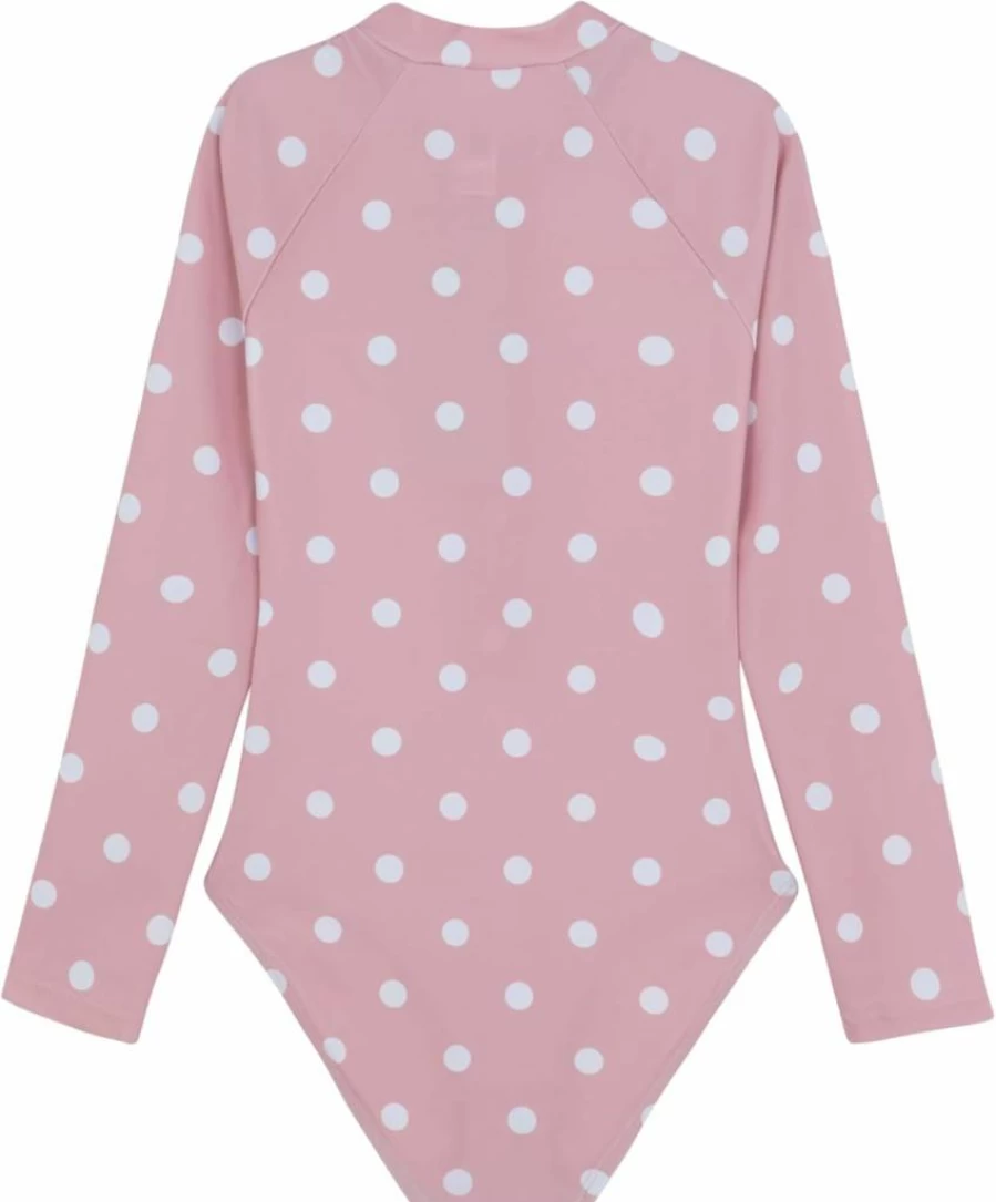 Gottex Kids UPF 50+ UV Protection Long Sleeve Zip Front One Piece Swimsuit - Chlorine Resistant Swimwear for Girls & Boys