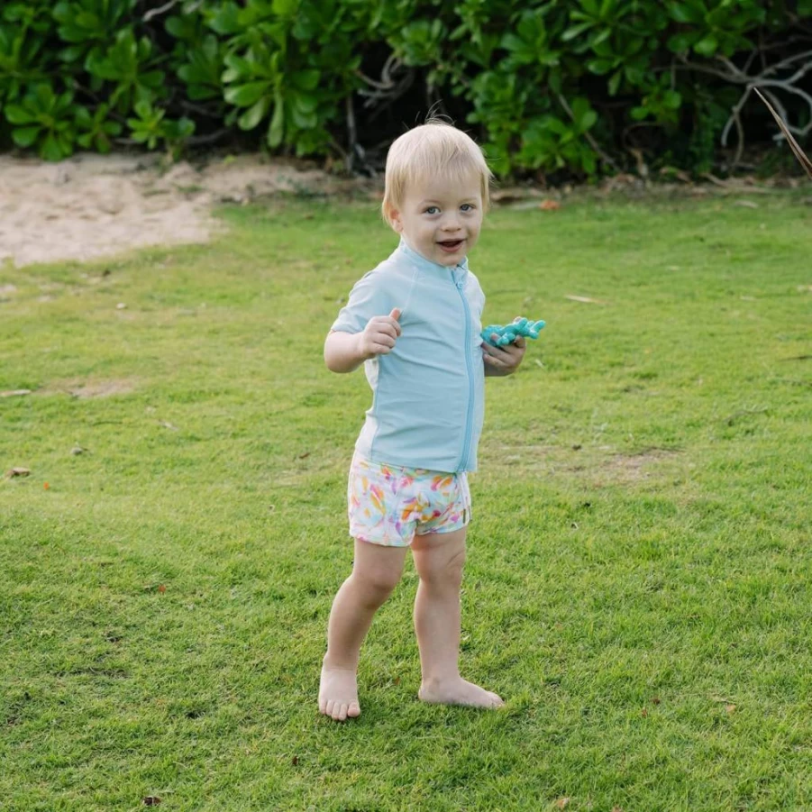 SwimZip UPF 50+ Kids' Swim Shorts for Baby, Toddler & Children - Boys & Girls Sun Protection Swimwear