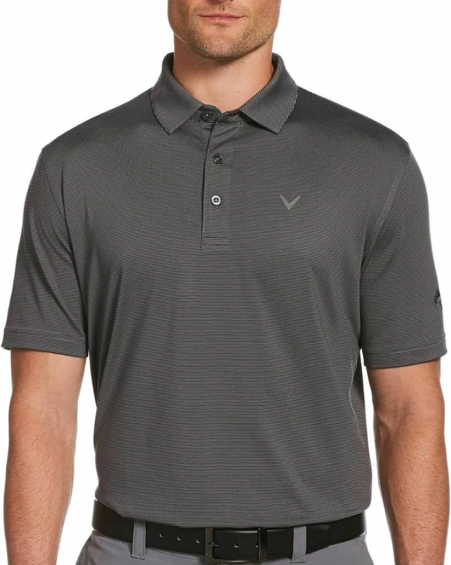 Callaway Men's Pro Spin Golf Polo - Moisture-Wicking, Stretch Fabric, UV Protection, Big & Tall Sizes Available
